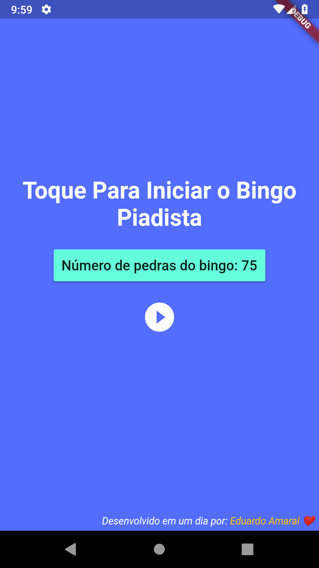 Bingo Piadista screenshot