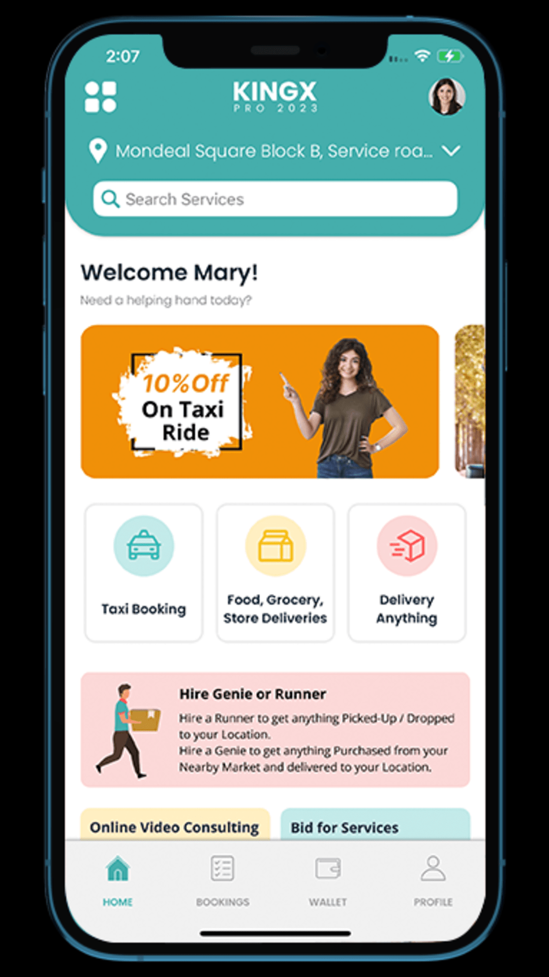 Gojek Clone screenshot