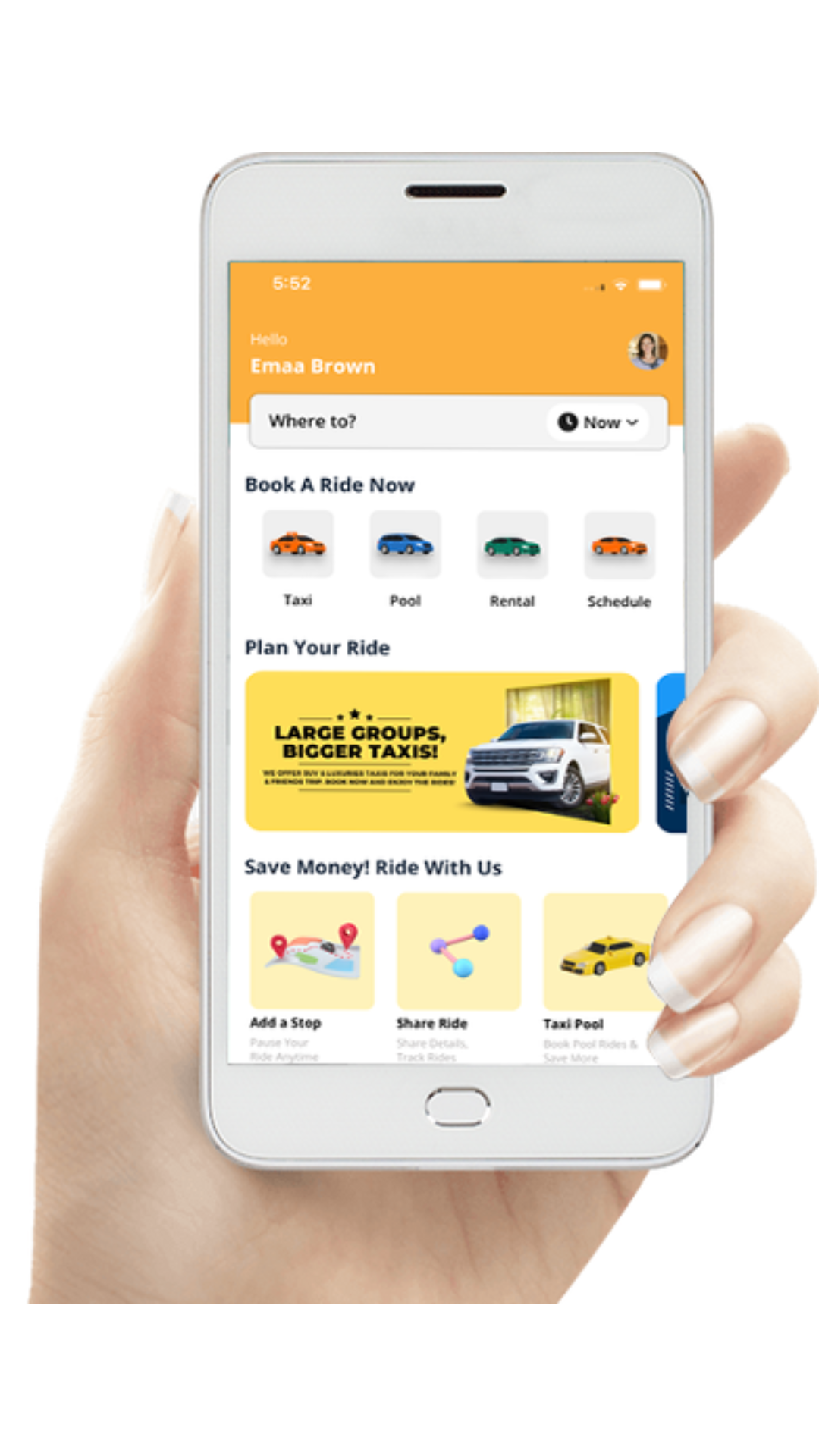 Uber Clone - Taxi Booking Software screenshot