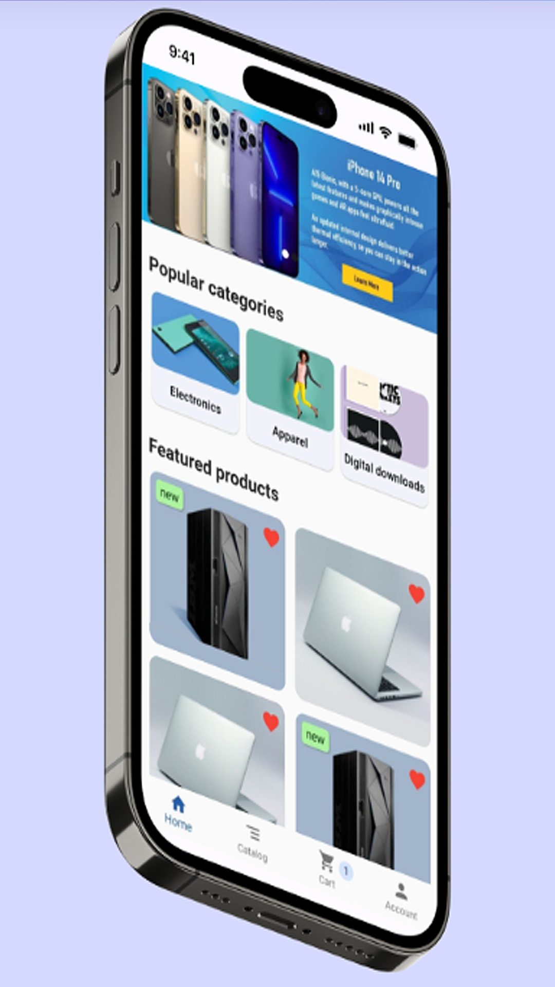 nopCommerce Mobile App screenshot