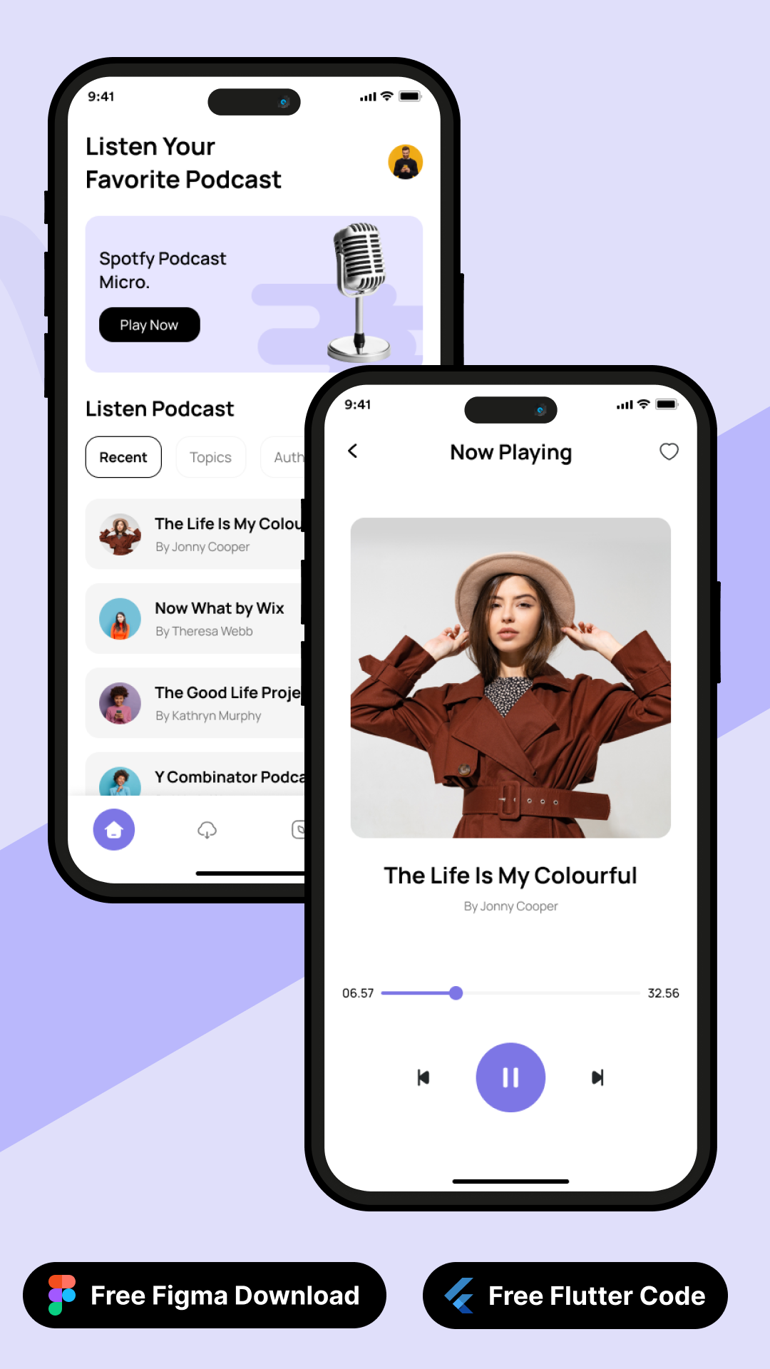 Podcast App screenshot