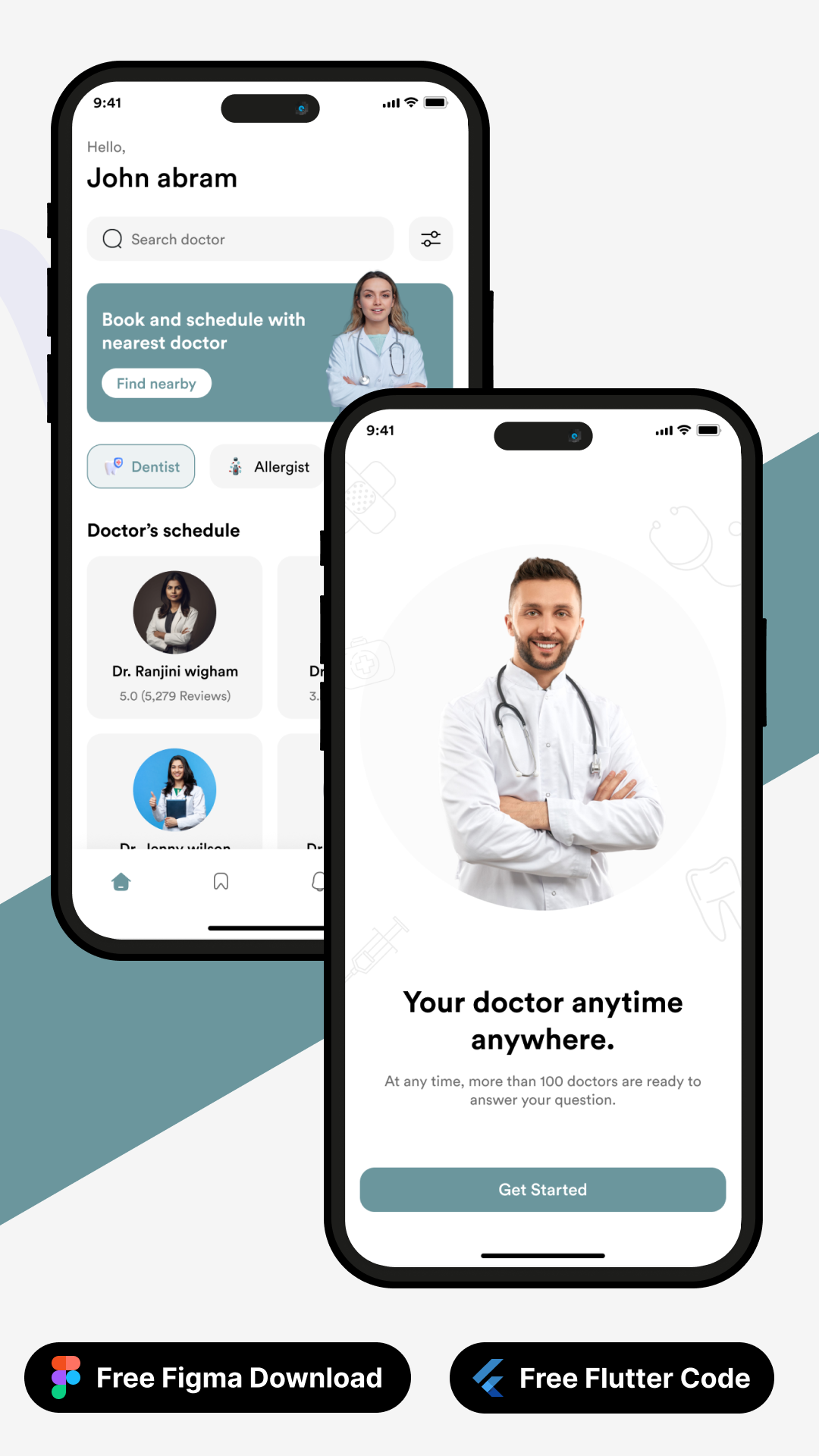 Flutter Doctor App screenshot