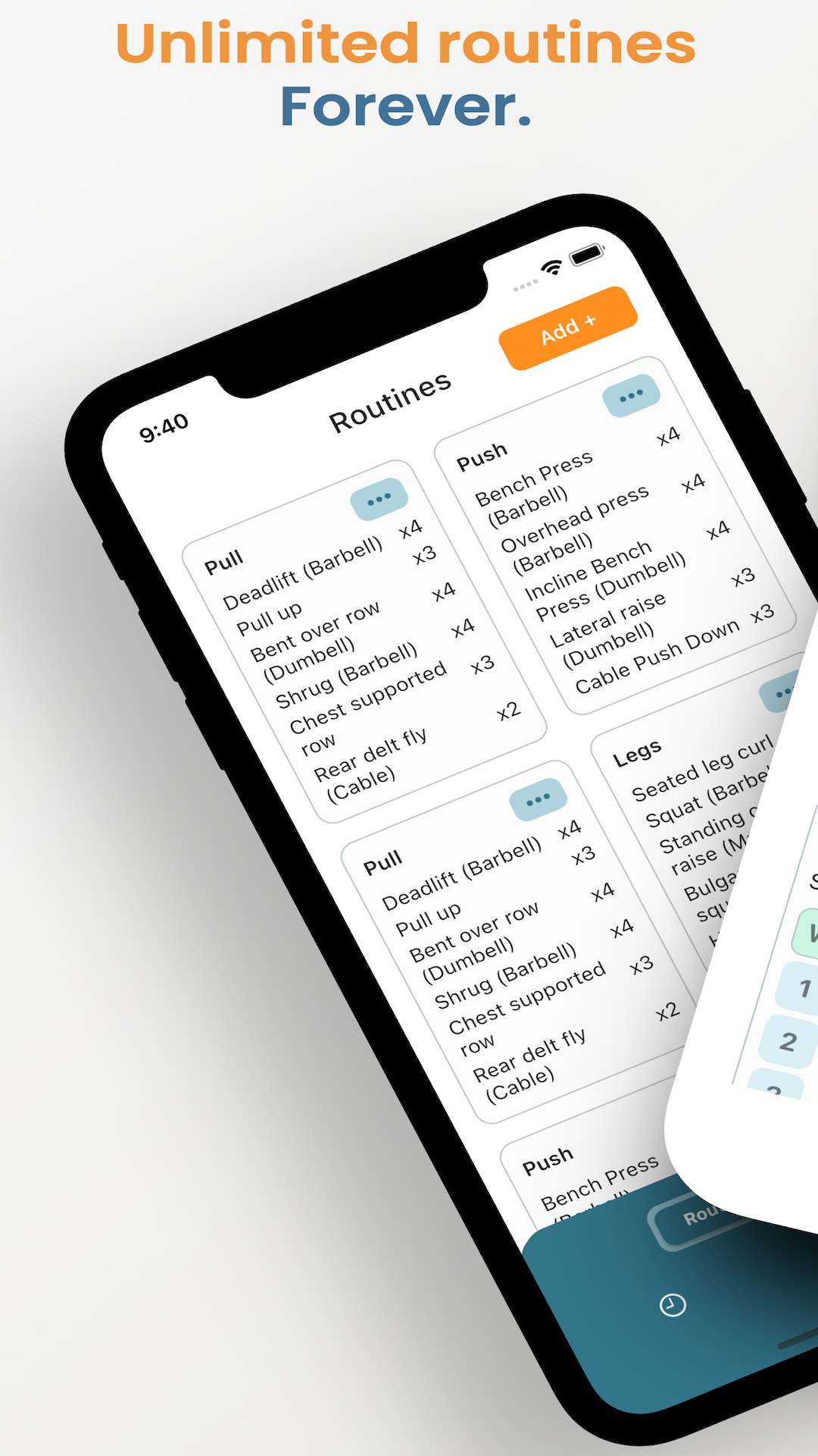 Strive Workout Log Gym Tracker screenshot