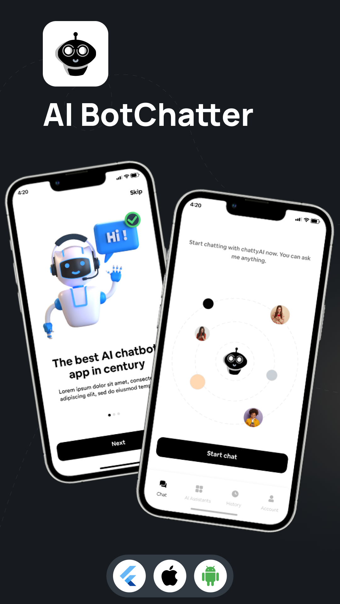 The AI Chat Expert in Flutter App screenshot