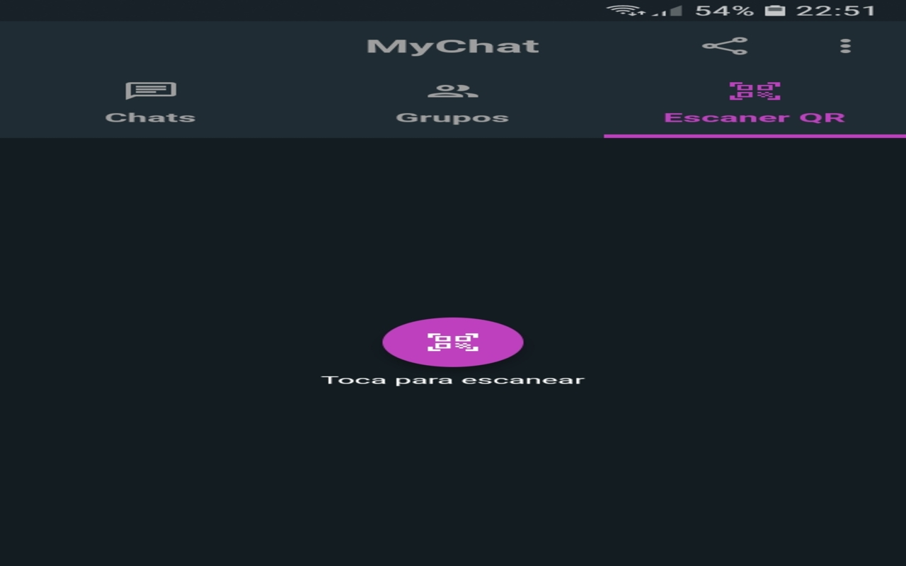 MyChat on desktop
