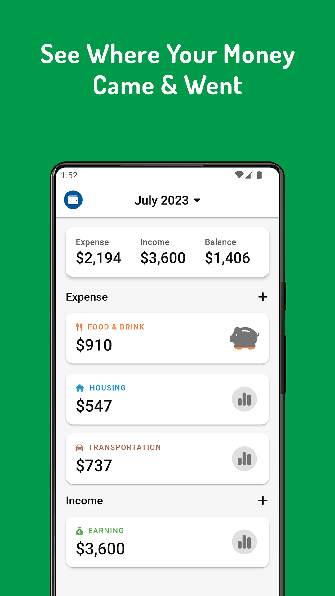 Keepr: Money Manager & Tracker screenshot