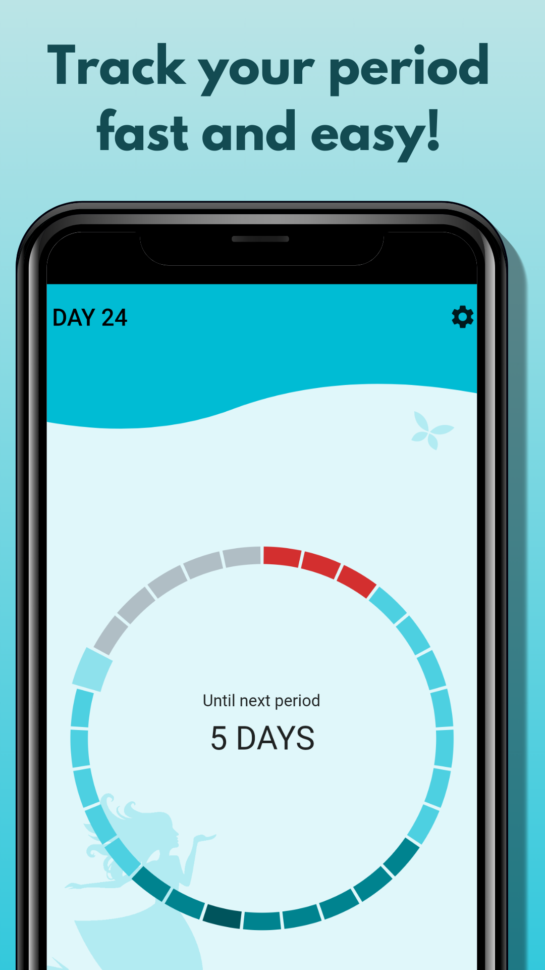 Lady Log - A period tracker app screenshot