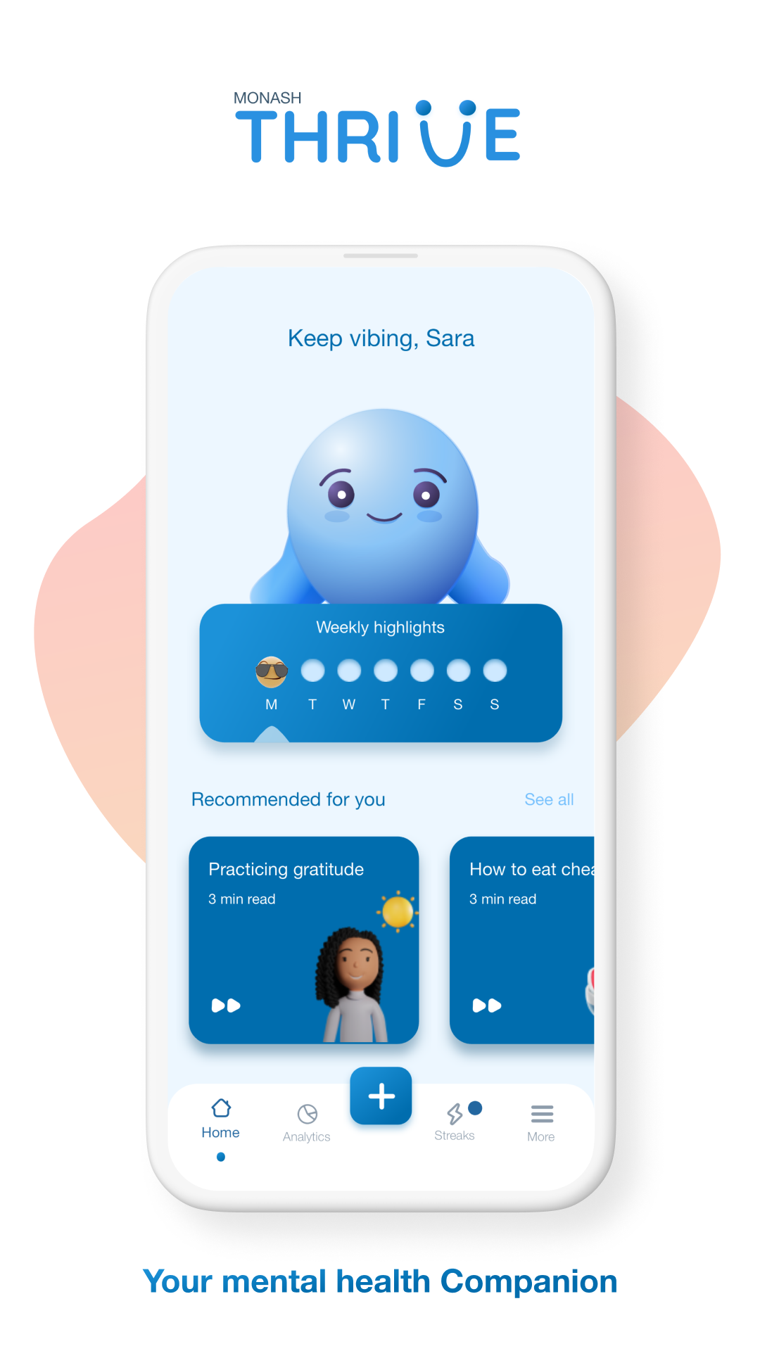Monash Thrive screenshot