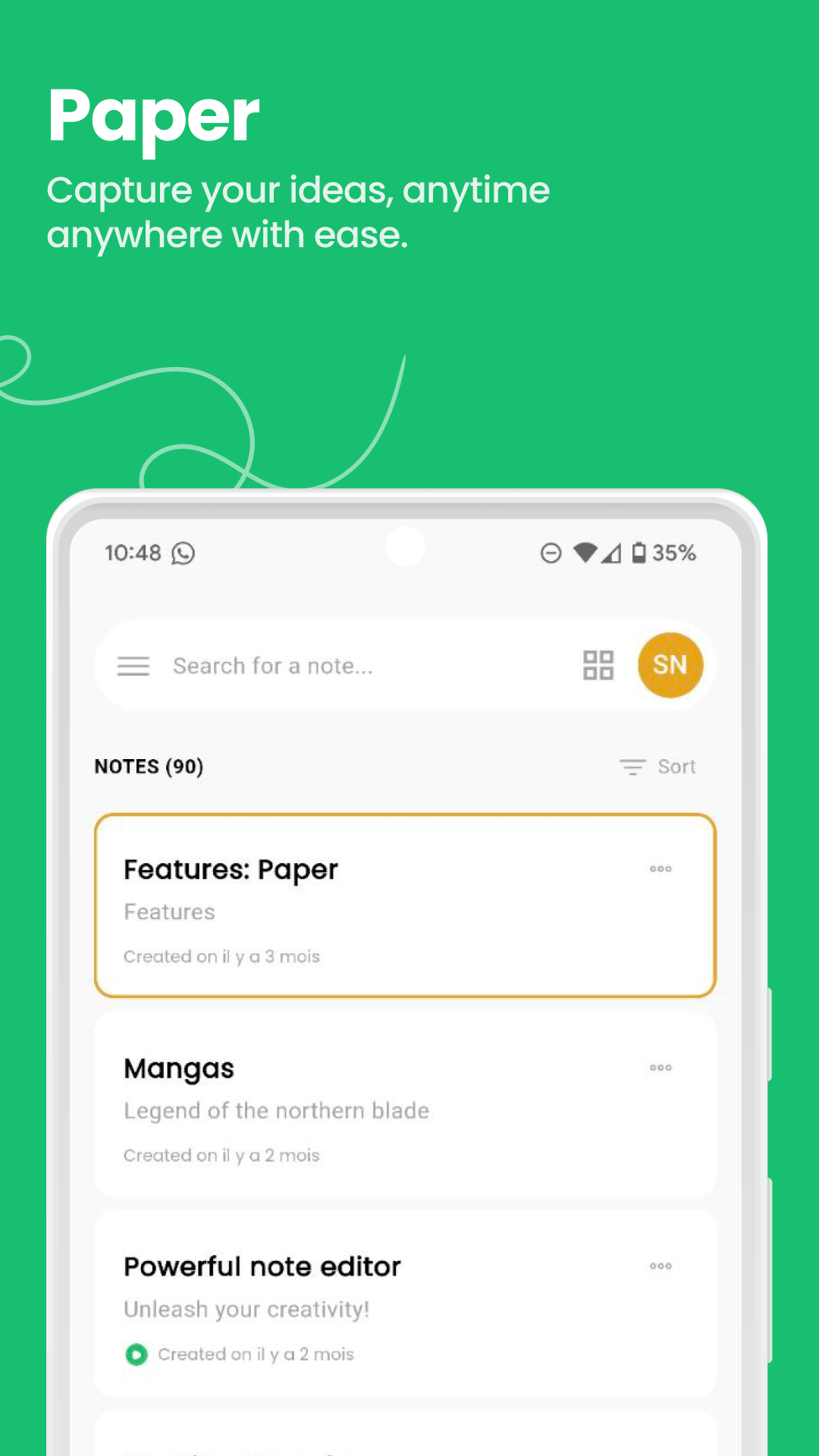 Paper - Notes, folders & more screenshot