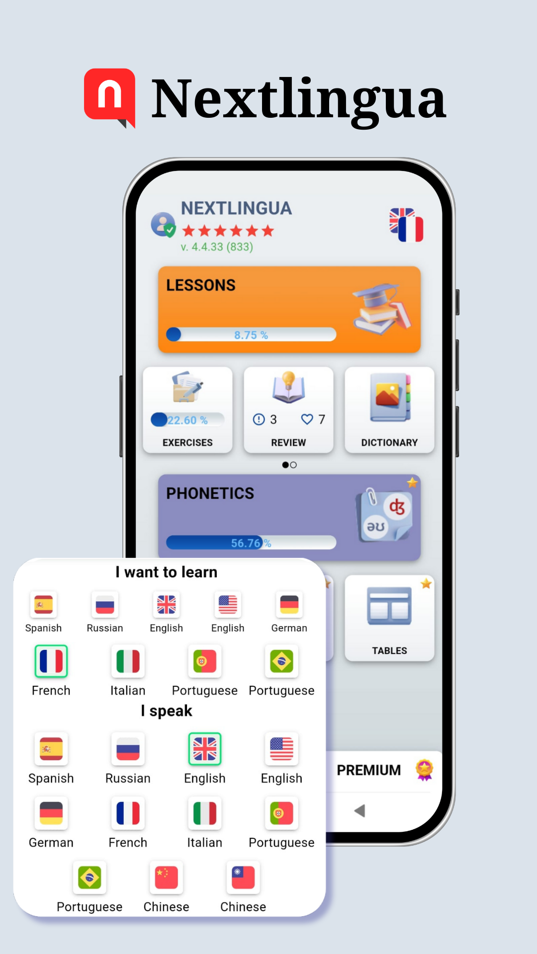 Nextlingua screenshot