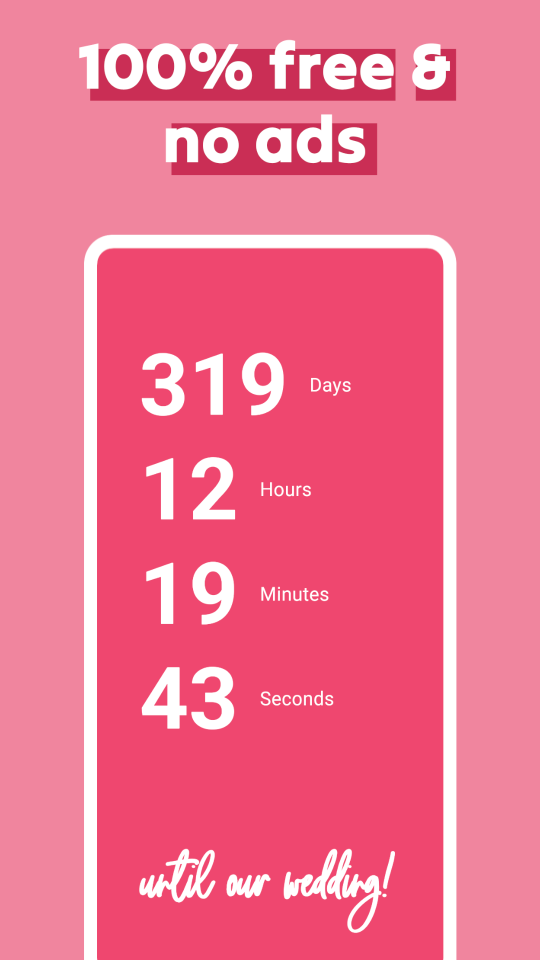 Minimalist Countdown: Days to... screenshot