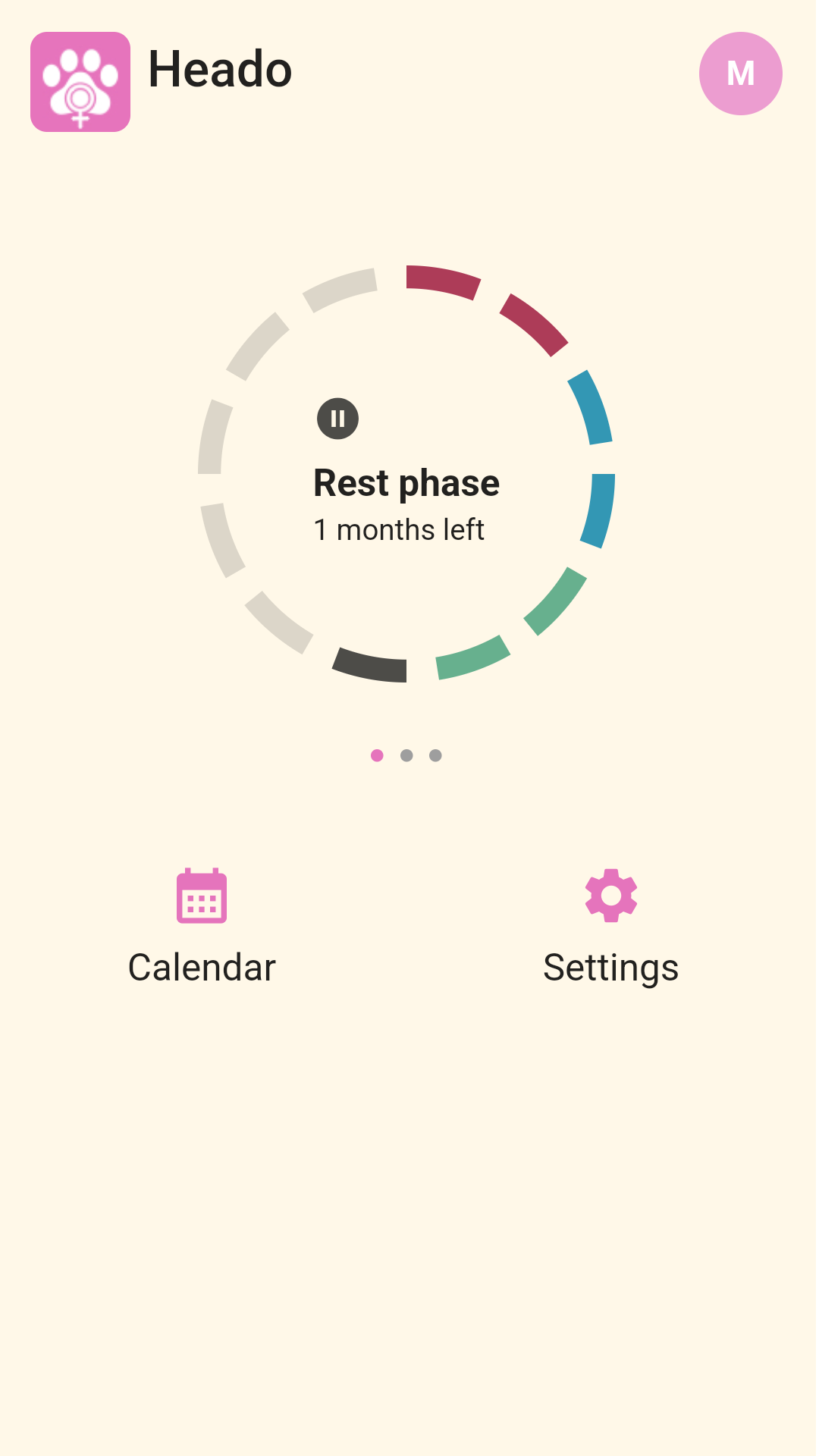Heado: Dog Heat Calendar screenshot