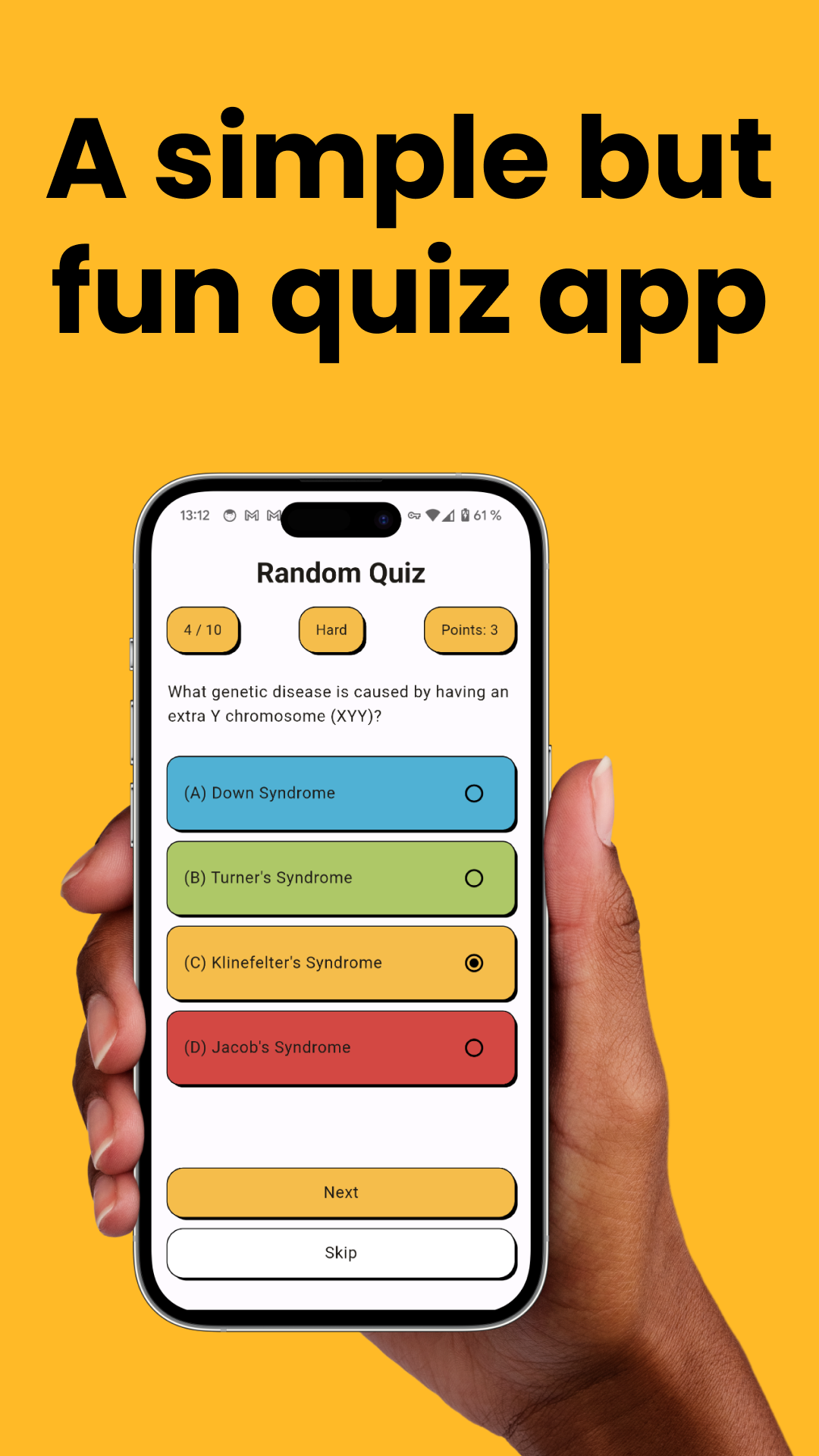 SupaQuiz screenshot