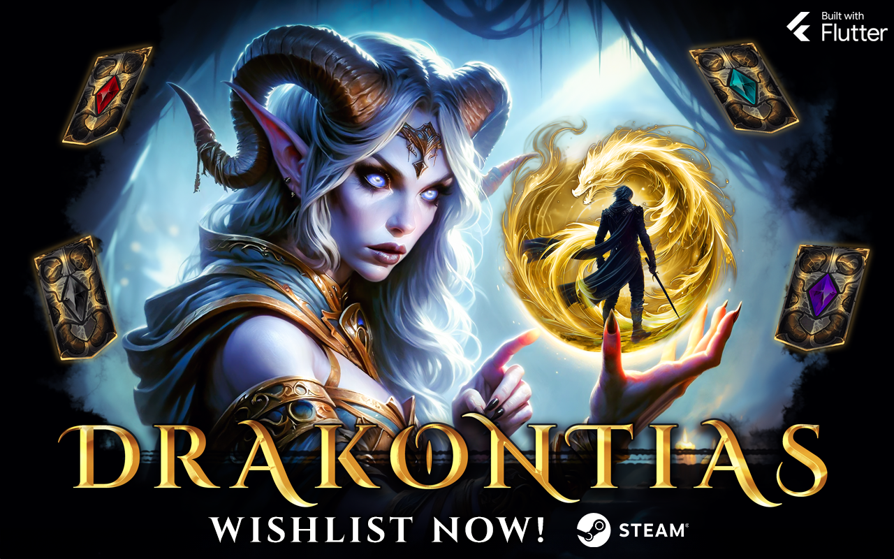 DRAKONTIAS 🔥 Wishlist on Steam! on desktop