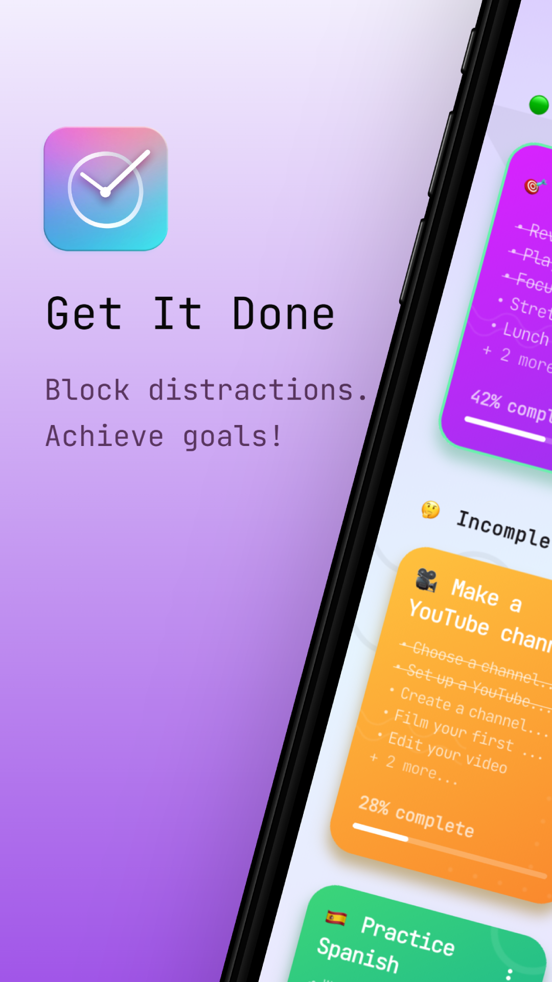 Get It Done - Tasks App Blocker screenshot
