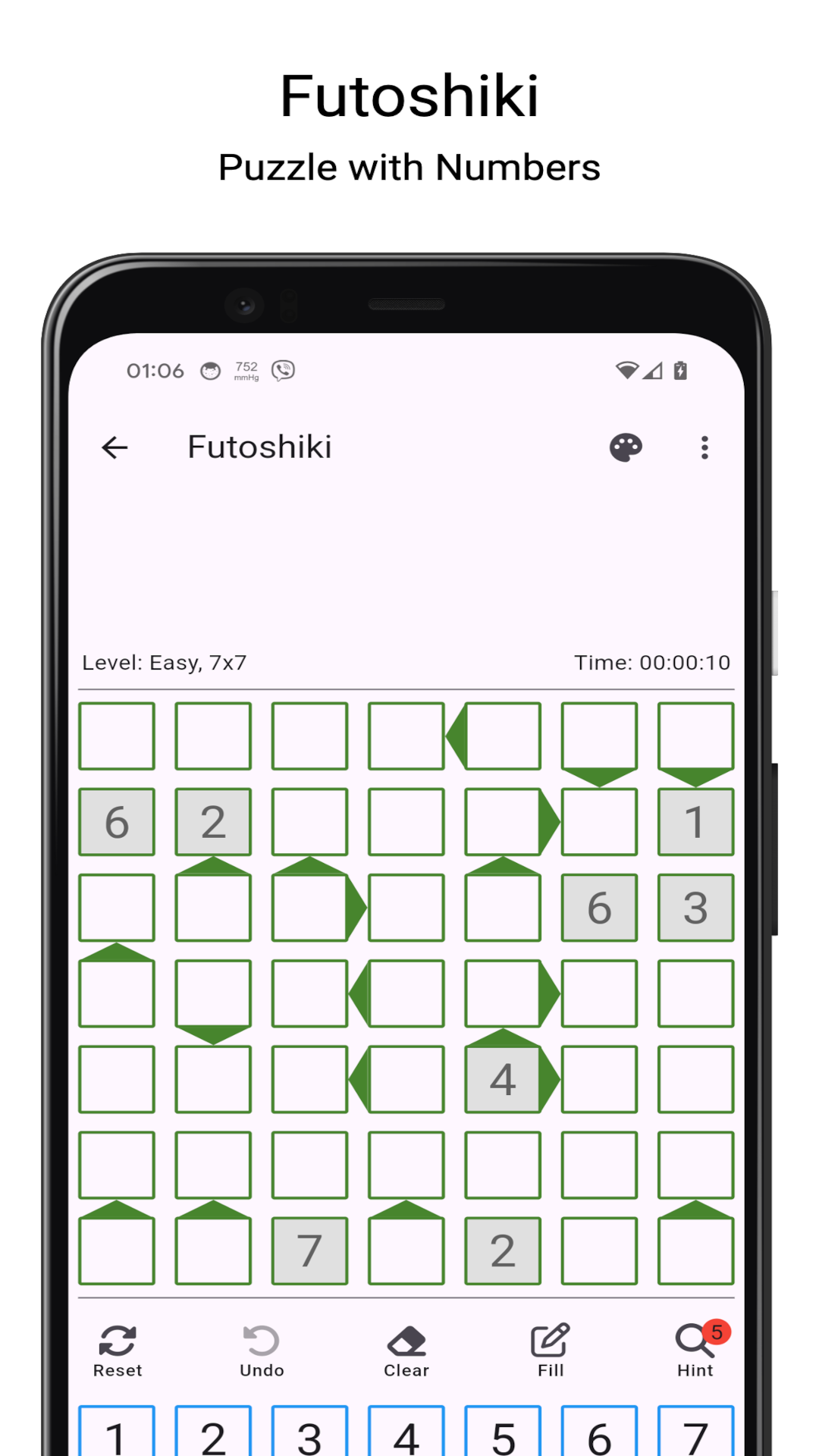 Futoshiki: Numbers Math Game screenshot