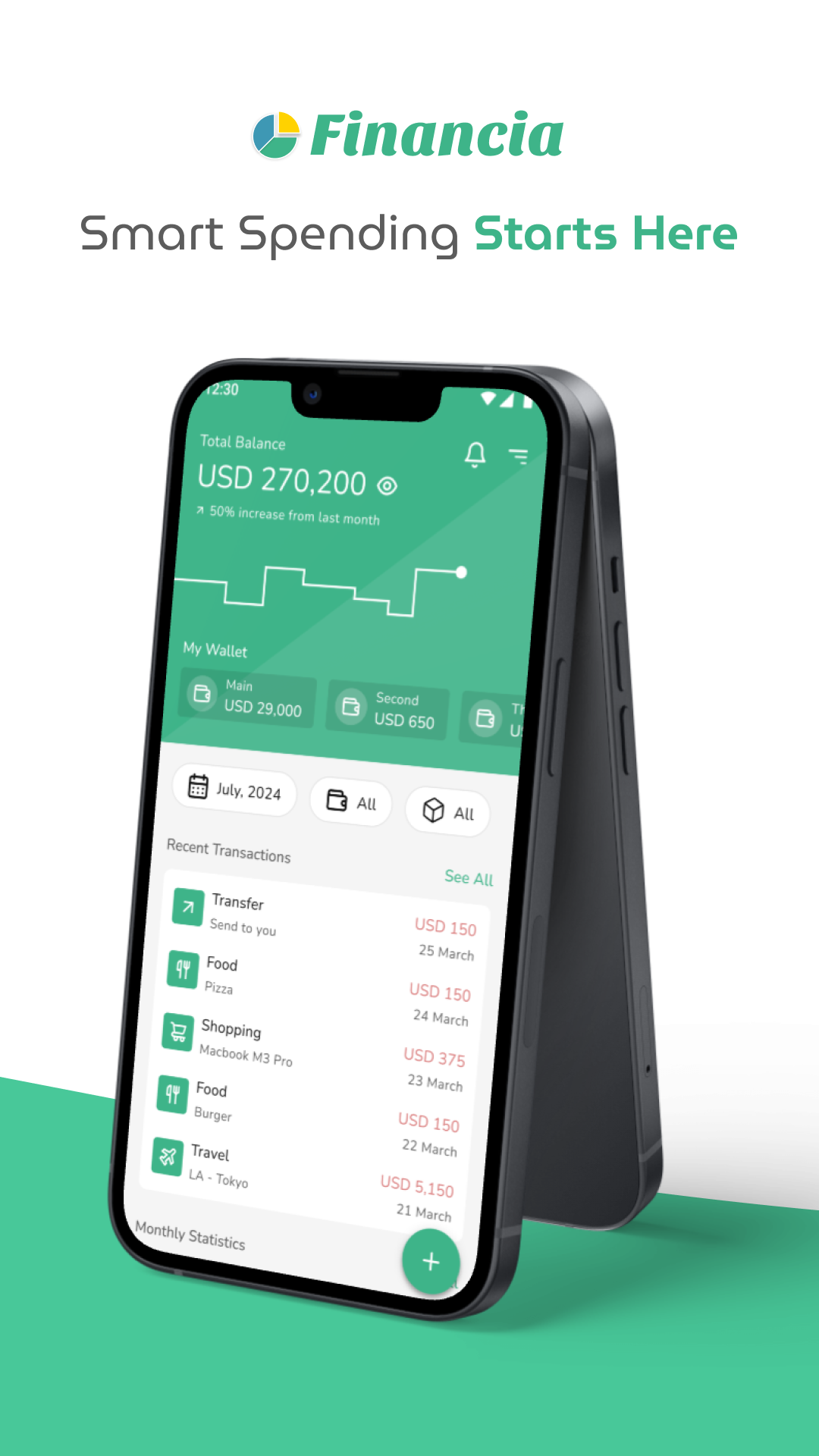Financia screenshot