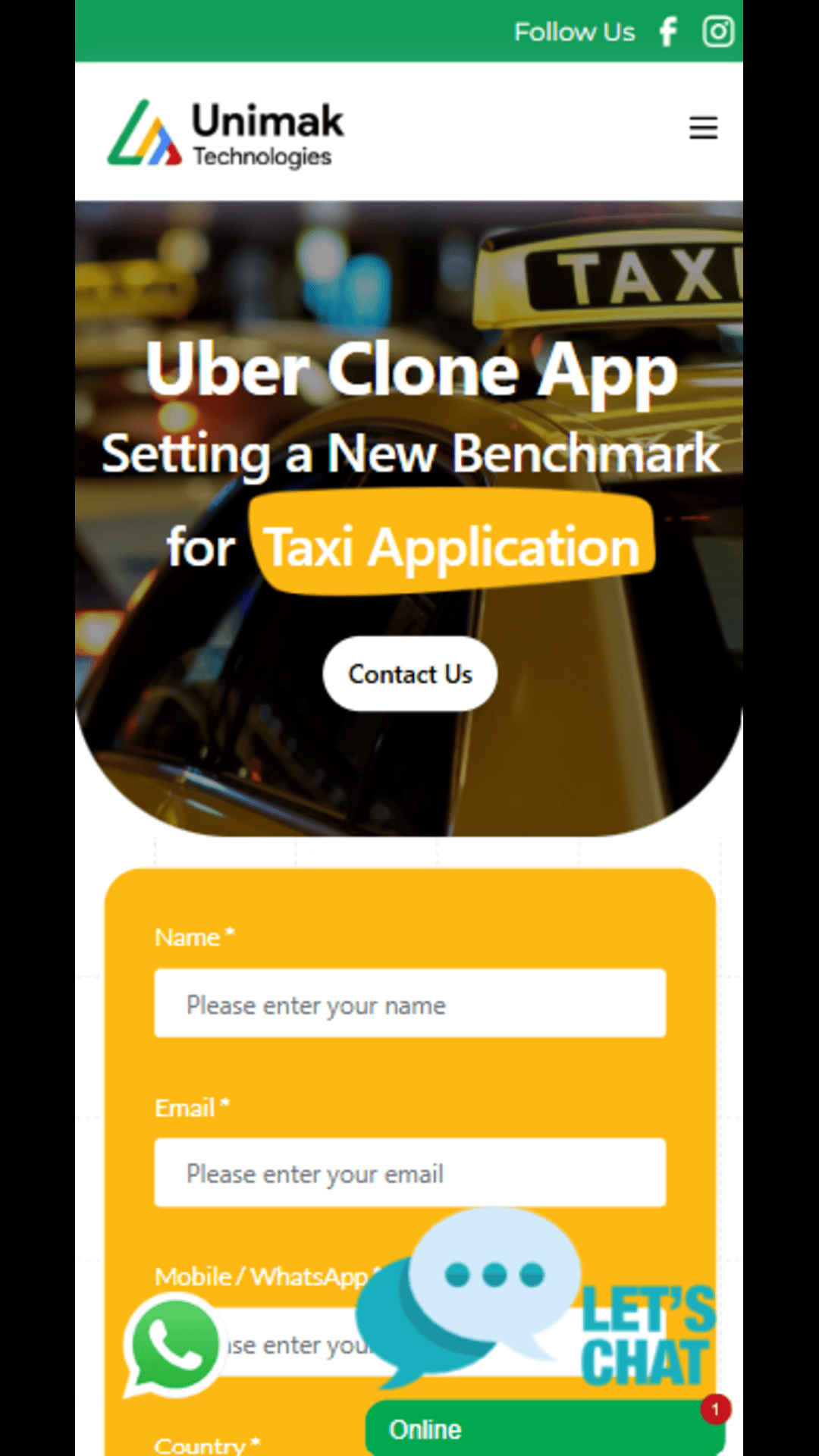 Launch Your Taxi Dispatch Software - Uber Clone App by Unimak Technologies screenshot
