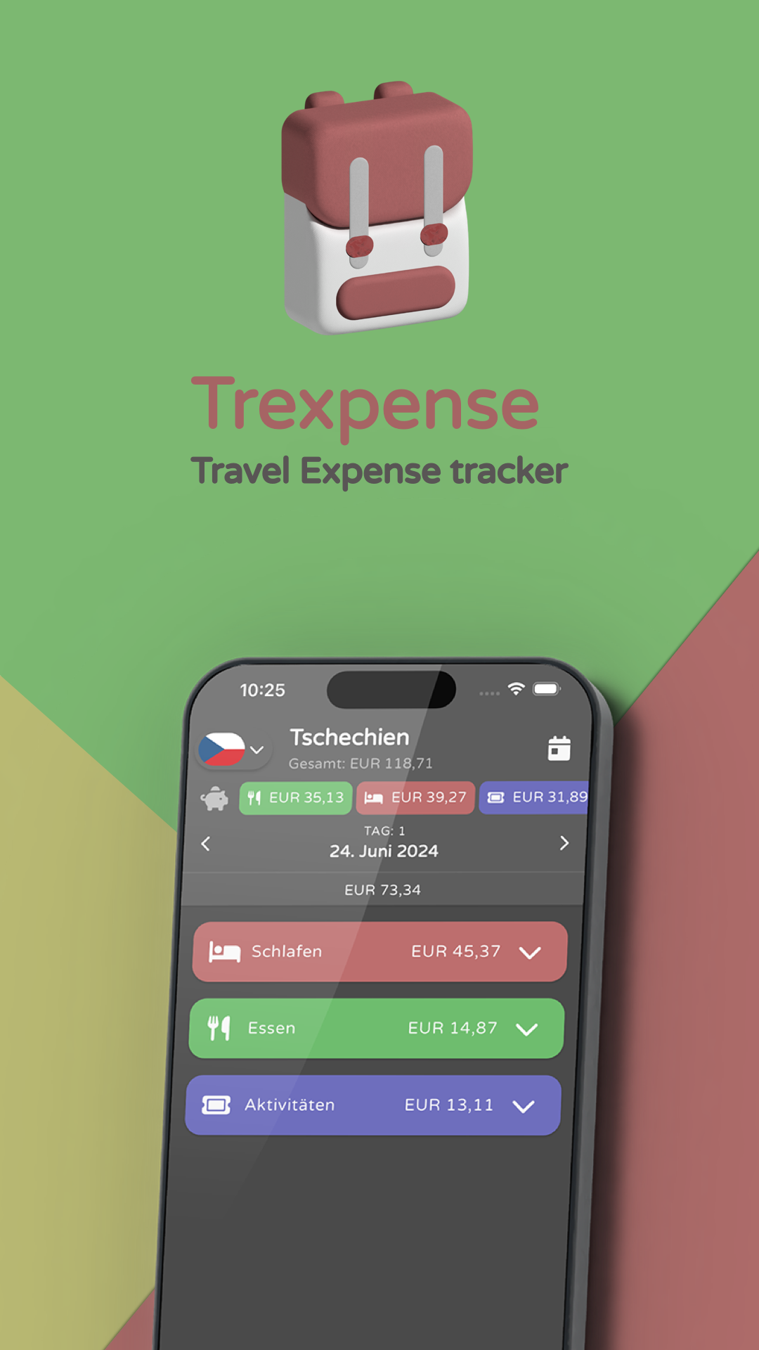Trexpense - Travel Budget screenshot