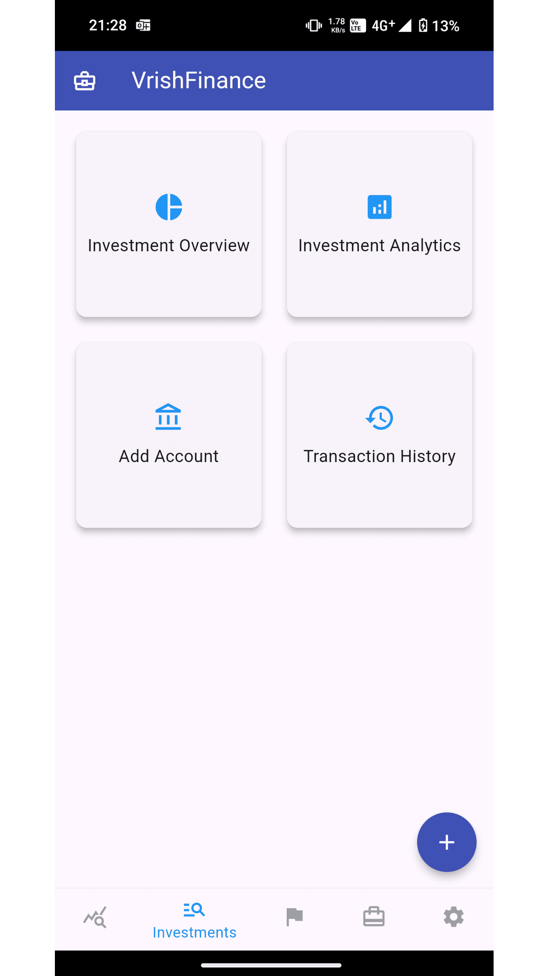 VrishFinance screenshot