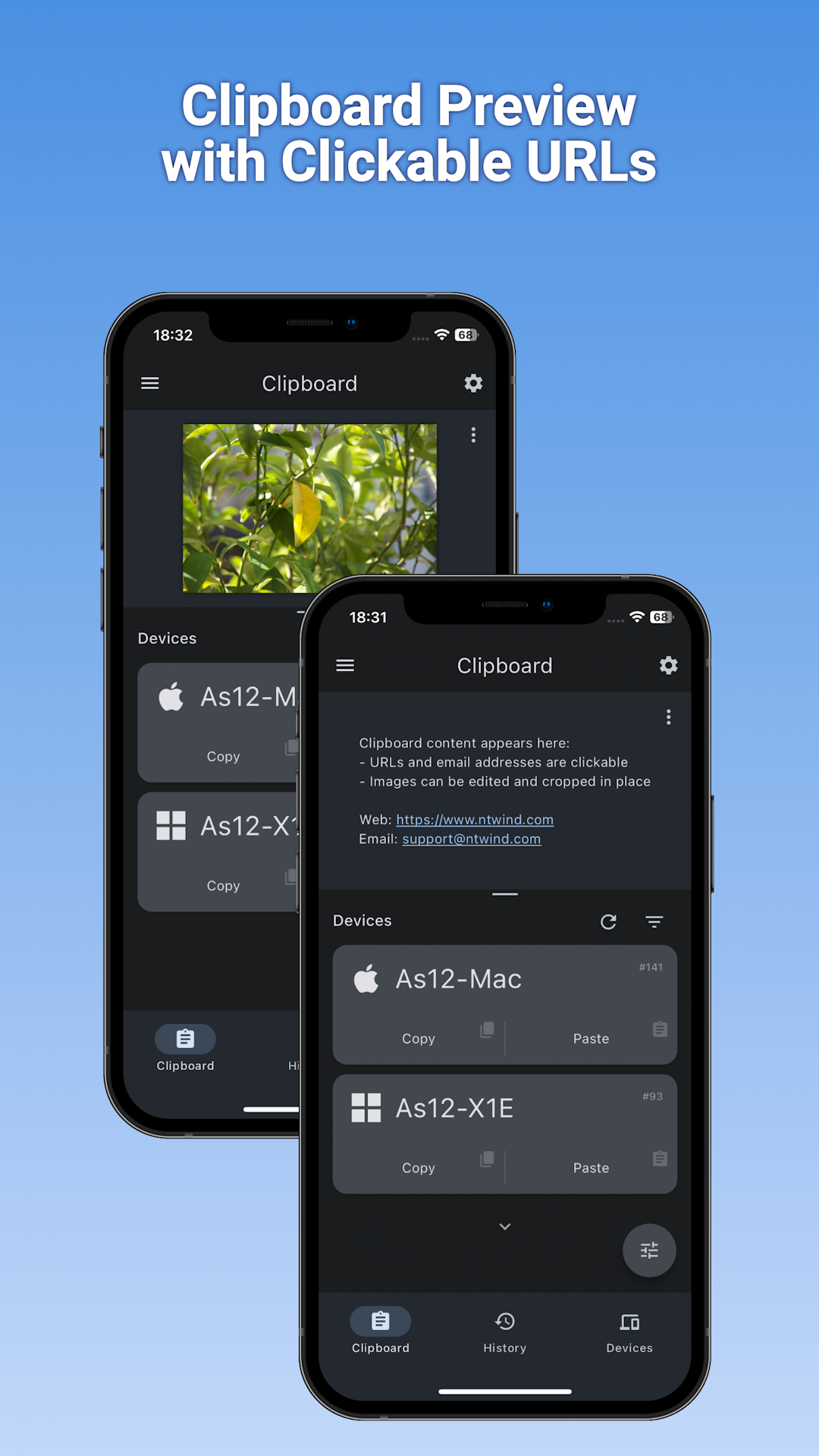 Clipboard Remote screenshot
