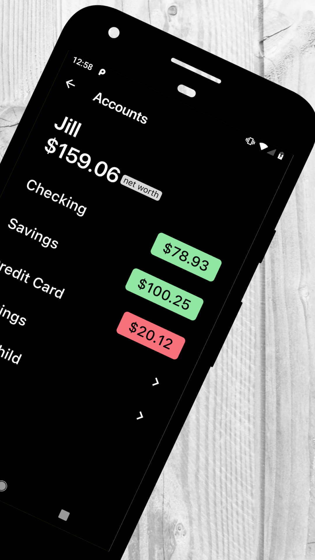 PracticeBank screenshot