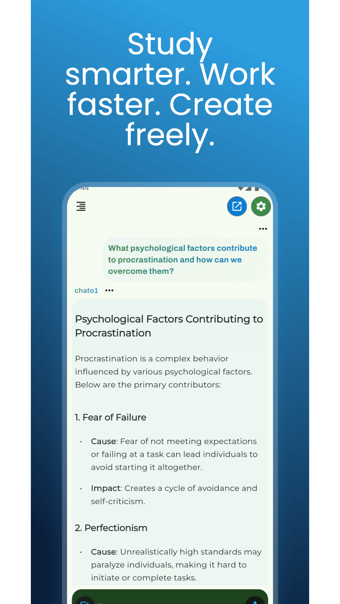 ChatO1 – Smart AI Assistant screenshot