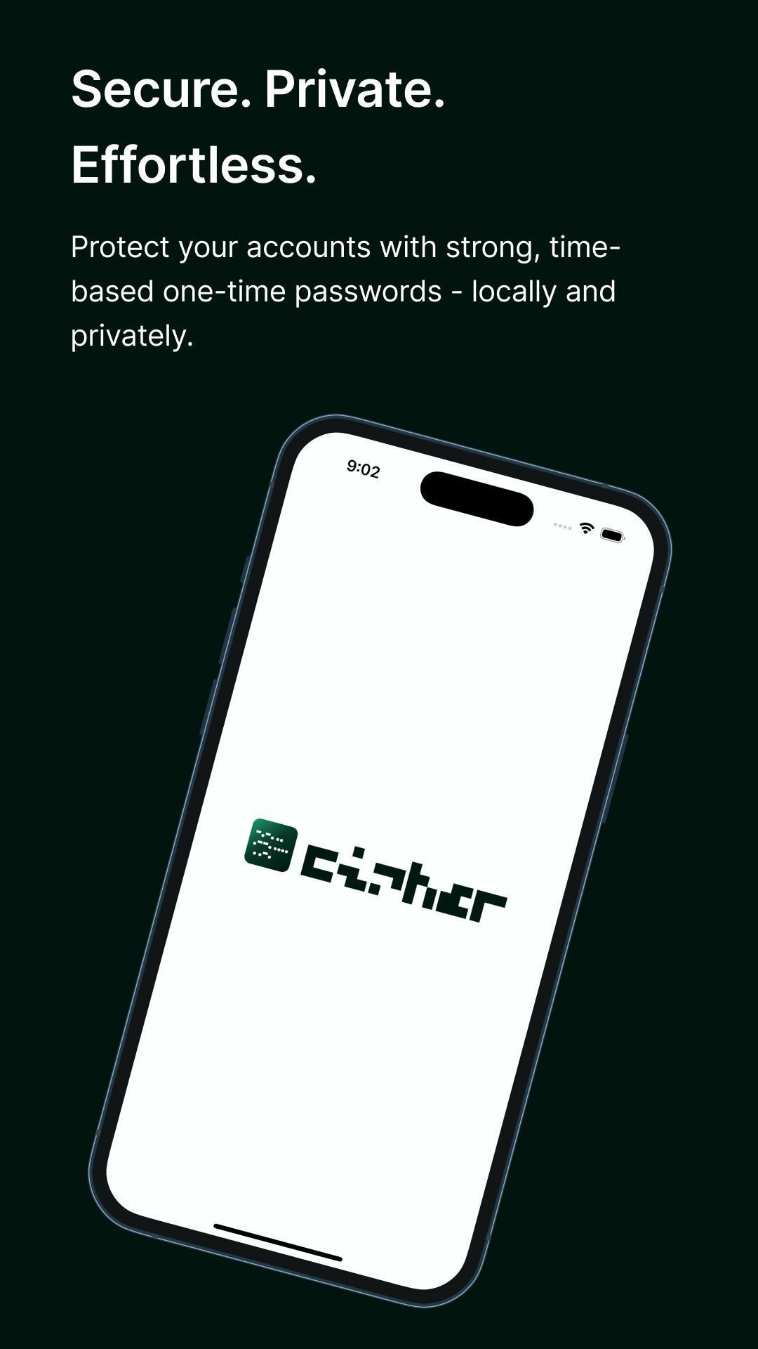 Cipher 2FA Authenticator screenshot