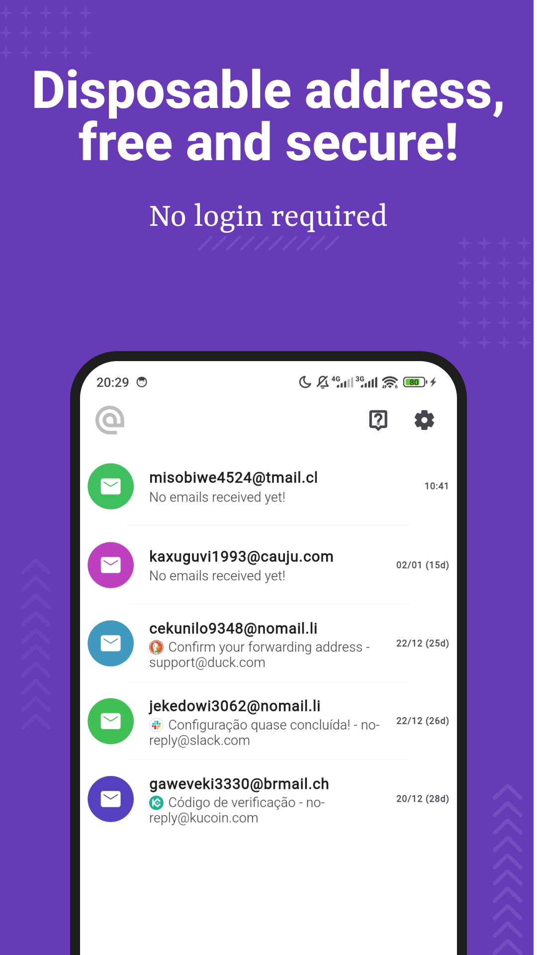FakeMail - Temp Mail App screenshot