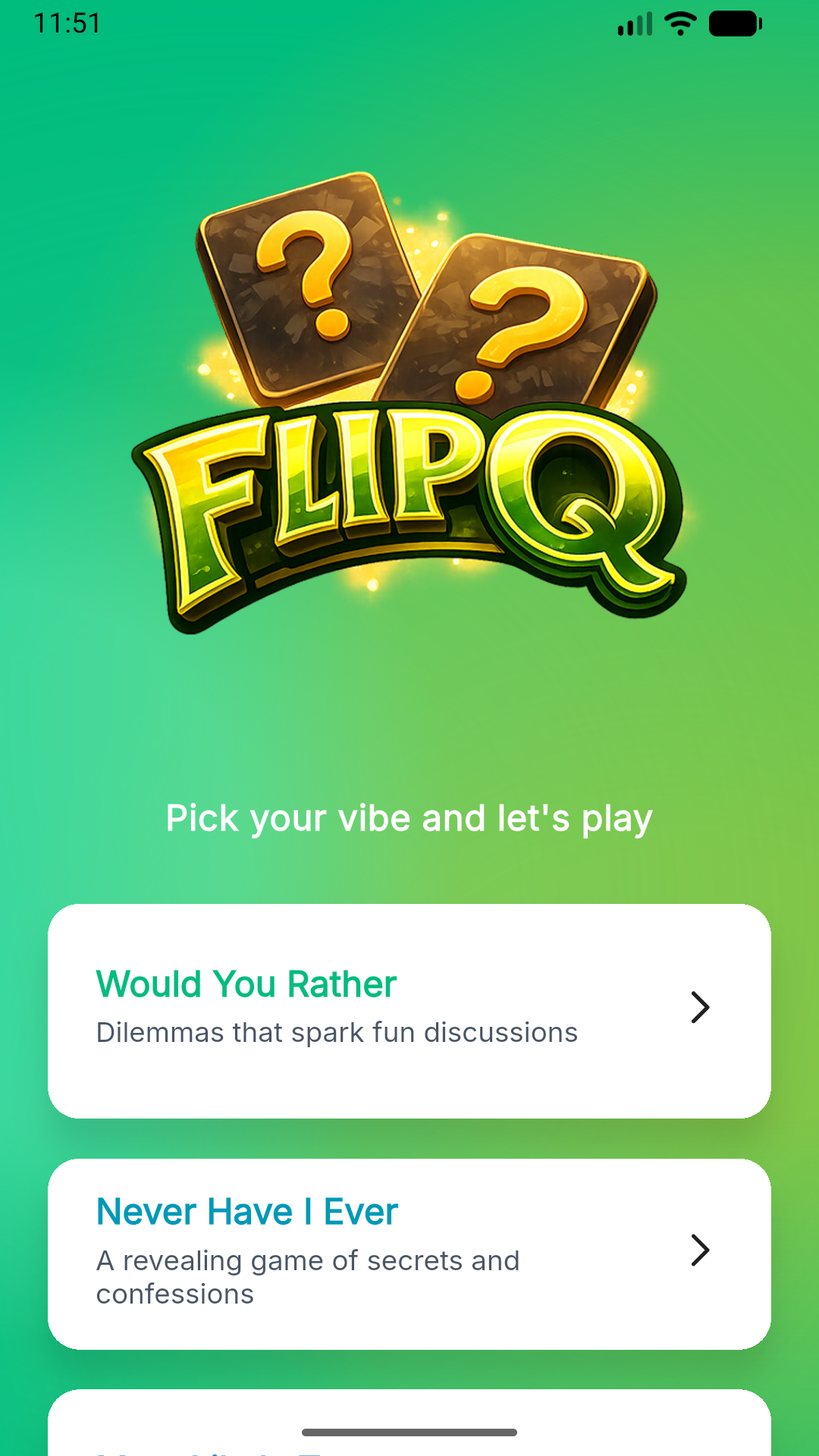 FlipQ screenshot