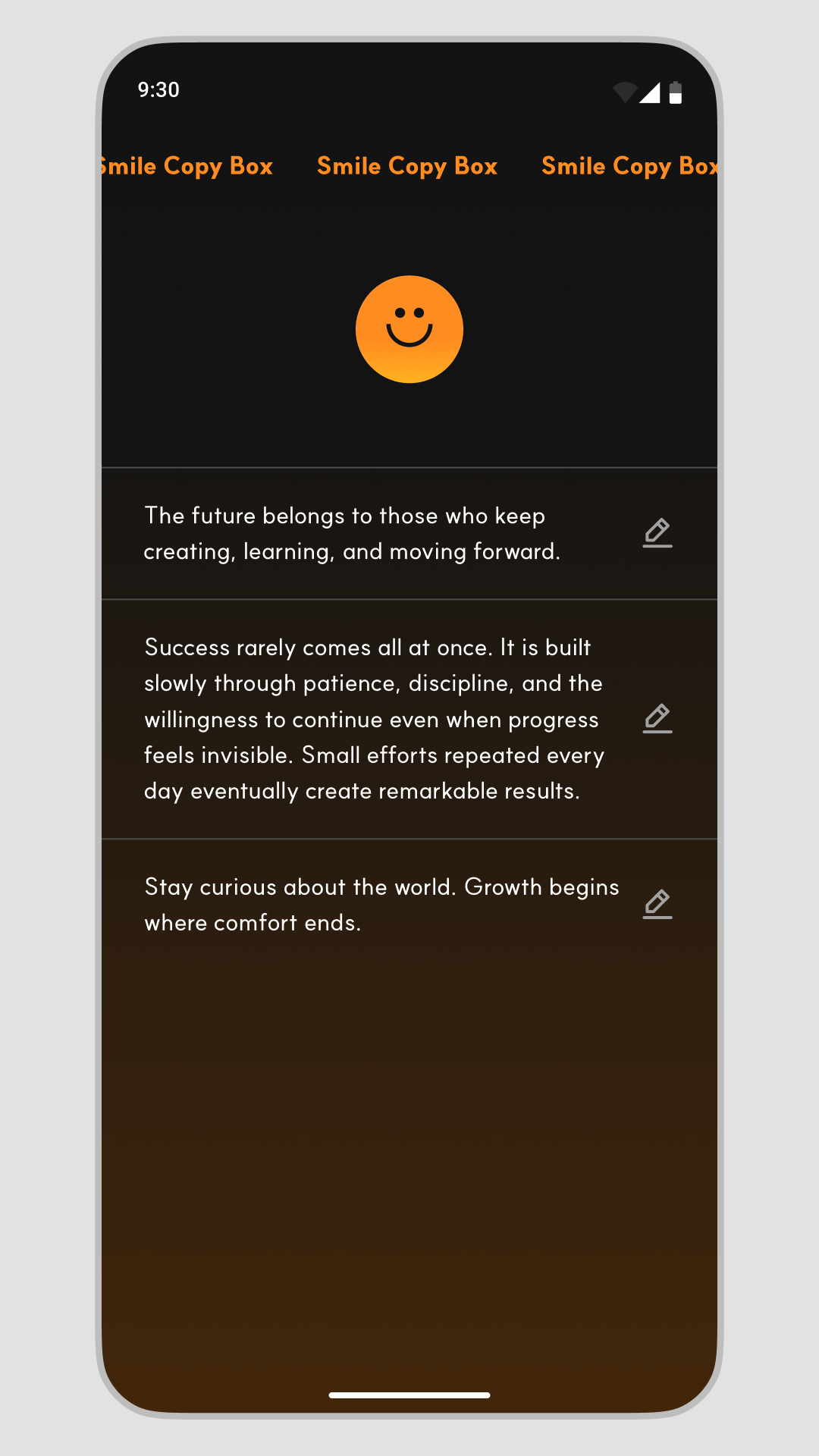 Smile Copy Box: Easy Clipboard screenshot