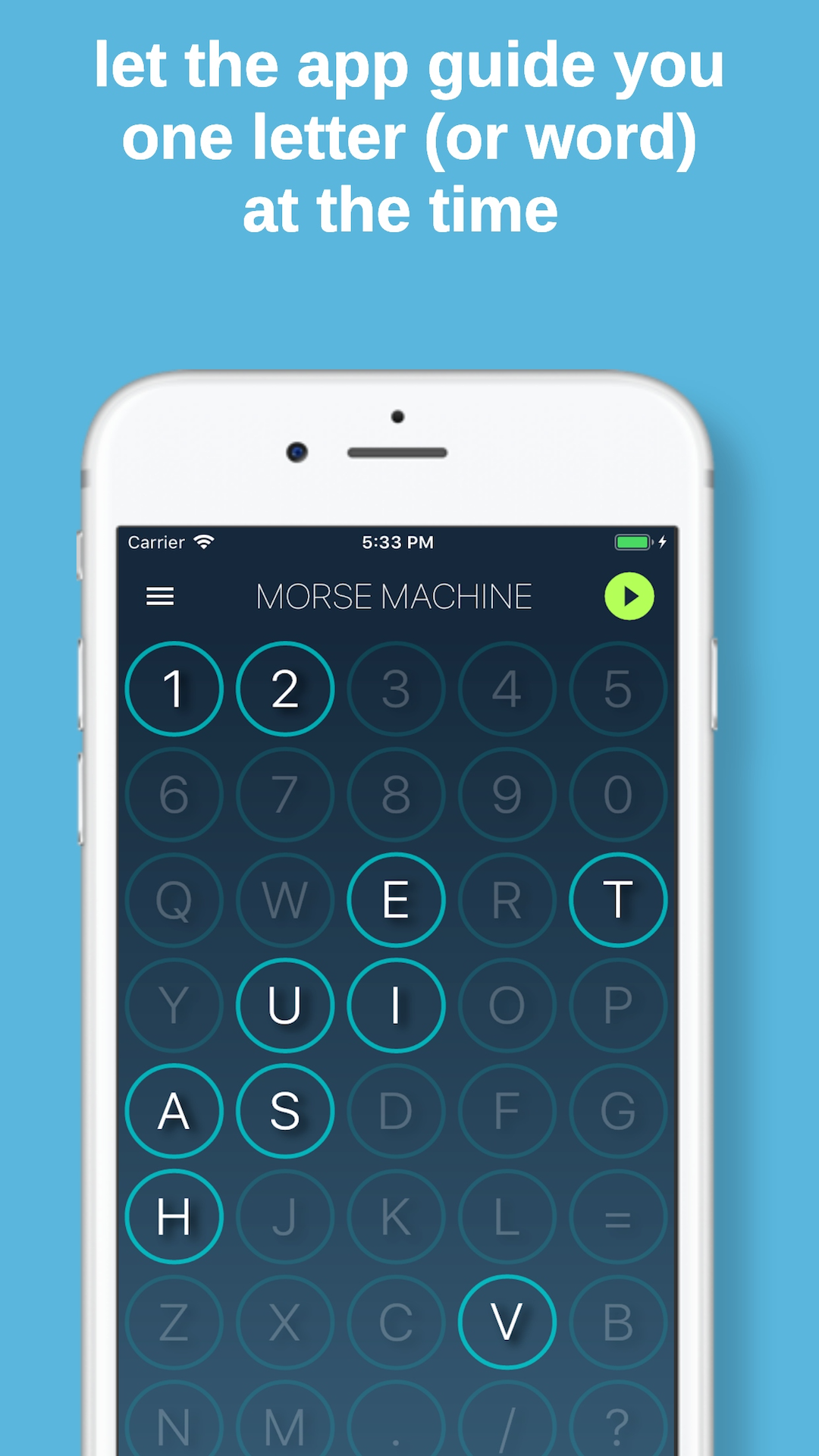 Morse Machine screenshot