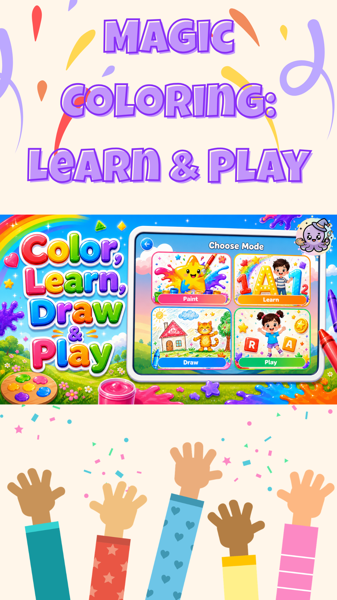 Magic Coloring: Learn & Play screenshot