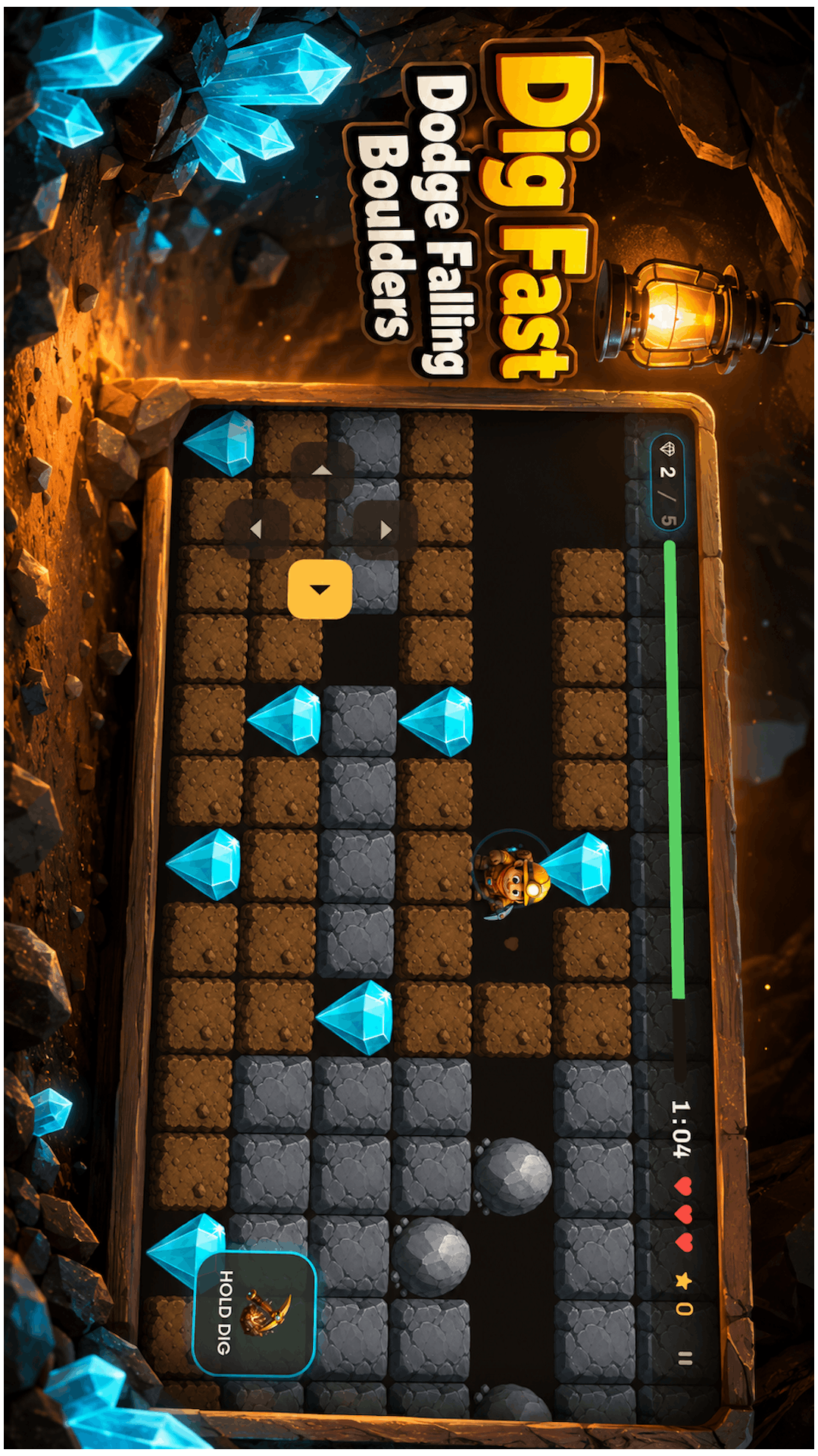 Gem Digger: Cave Quest screenshot