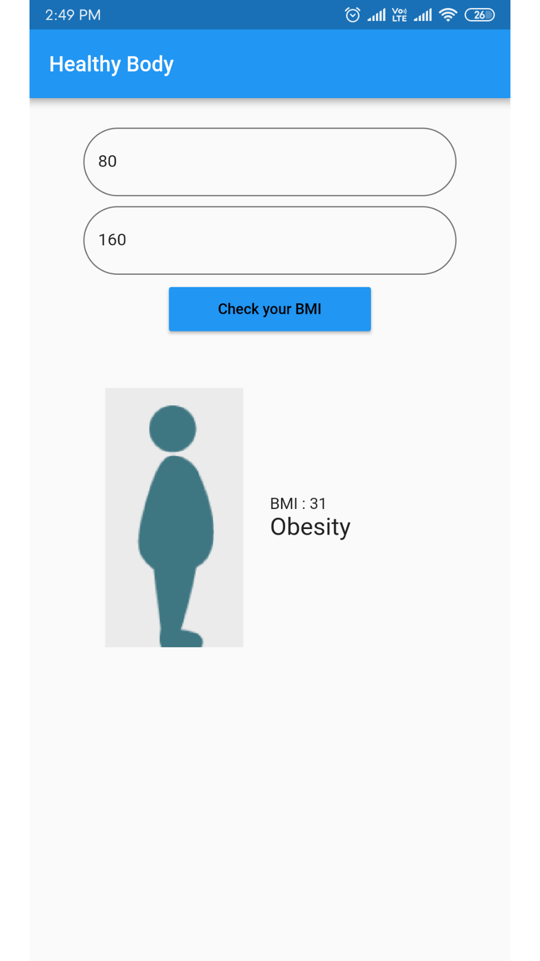 BMI screenshot