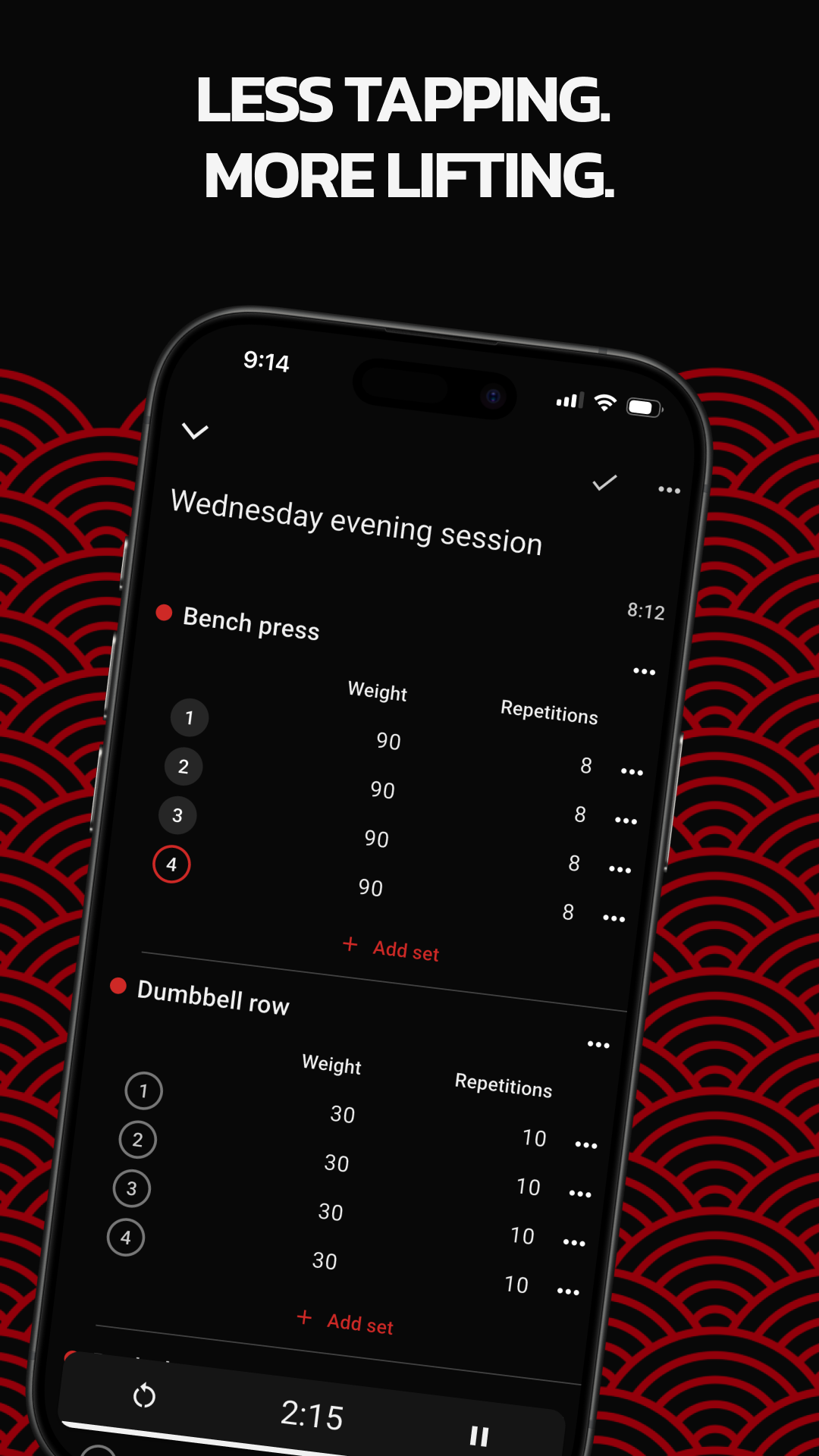 FIREFUL: Workout Log & Tracker screenshot