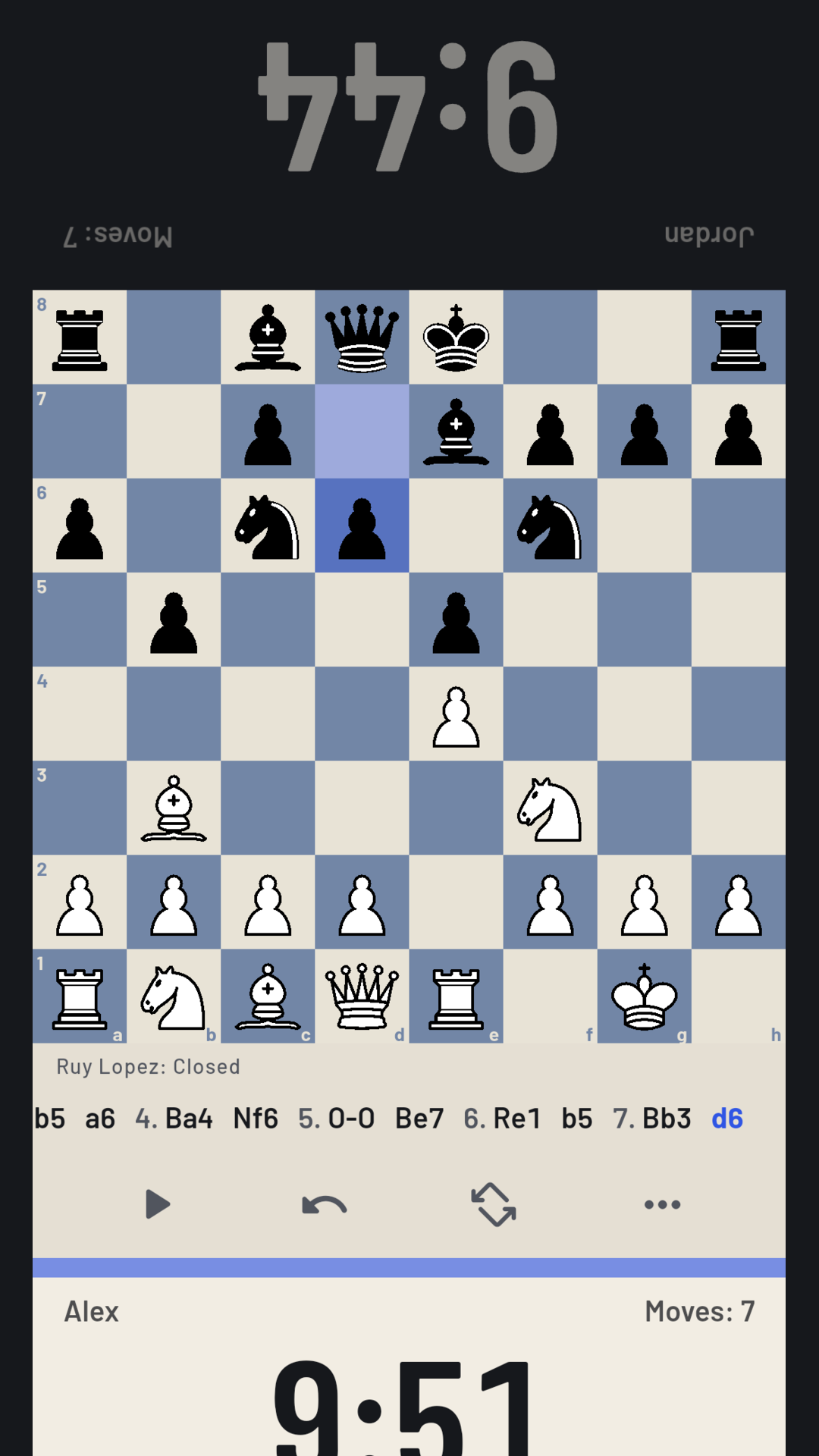 Chess Clock & Scorepad screenshot