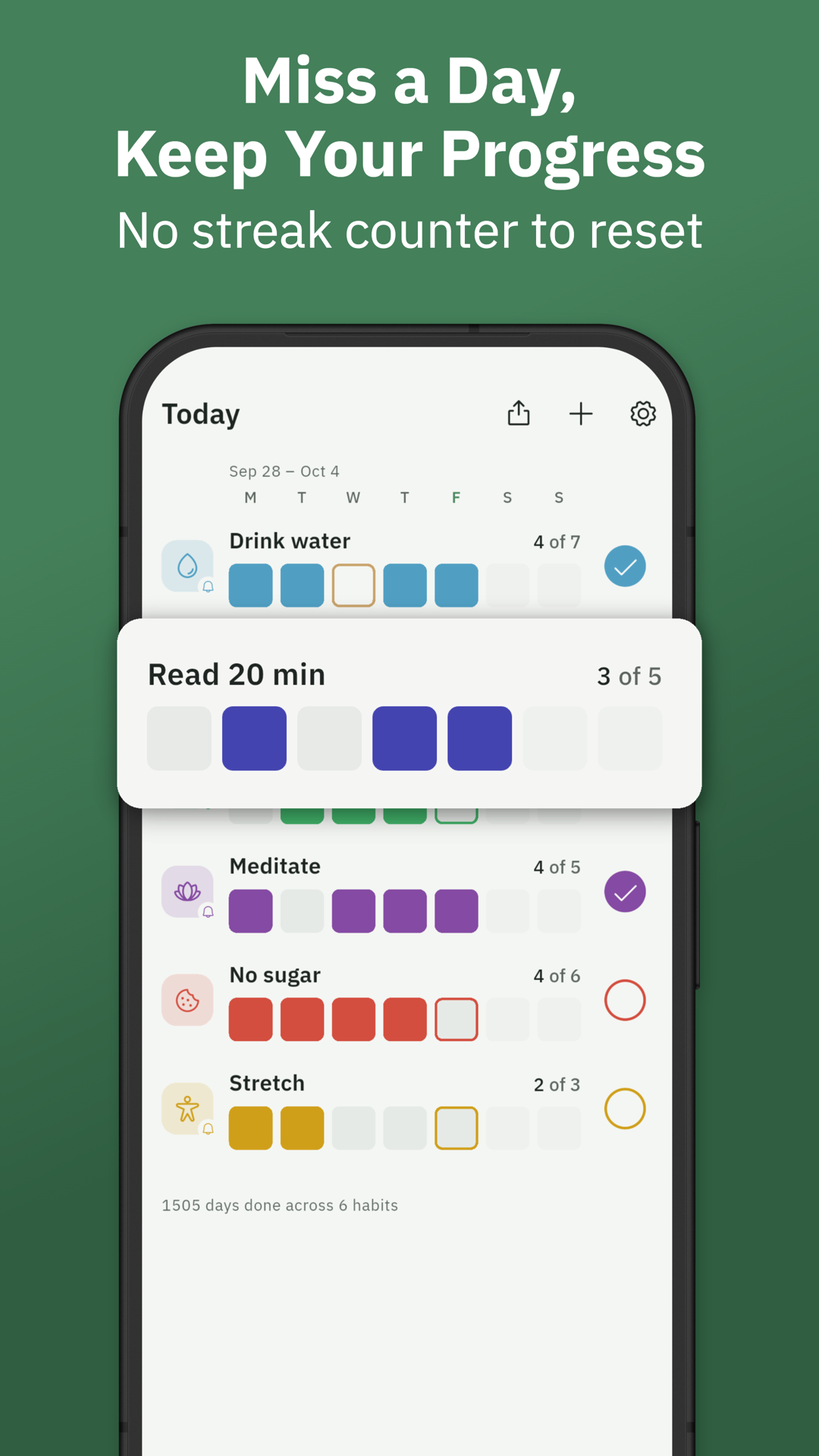 Habenna: Habit Tracker screenshot