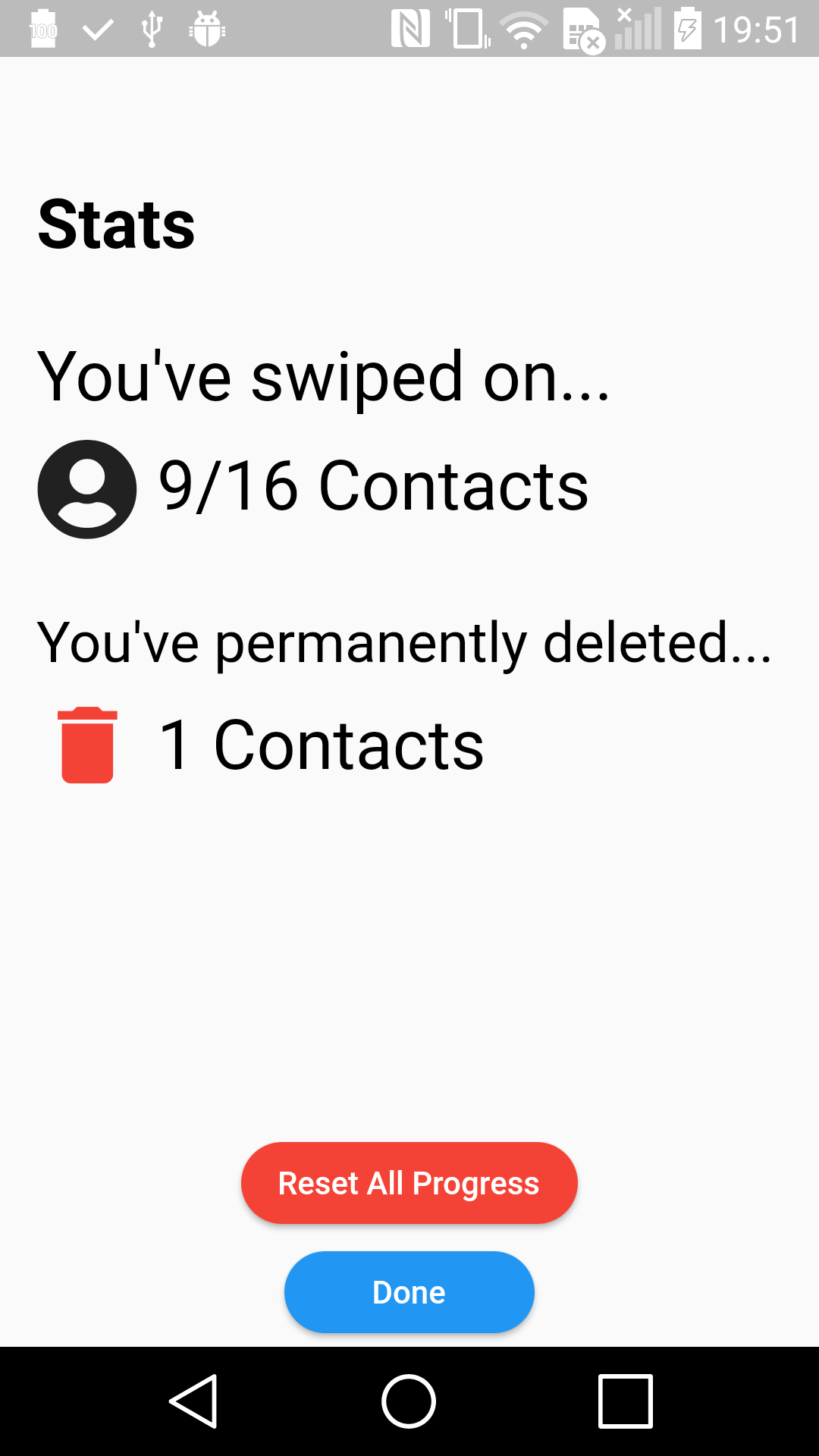 Cinder - Clean Your Contacts screenshot 3