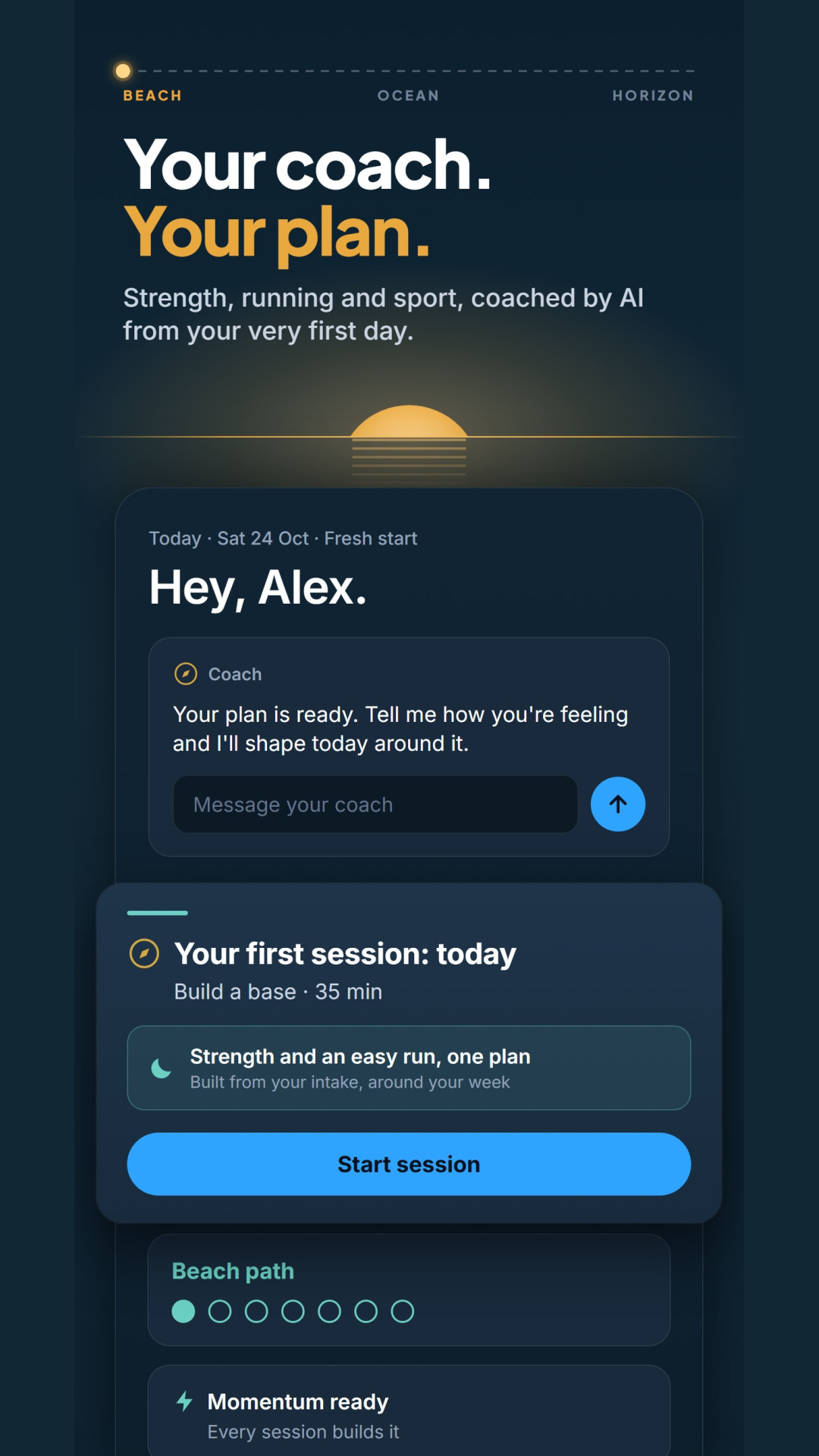 Pelaris: AI Fitness Coach screenshot