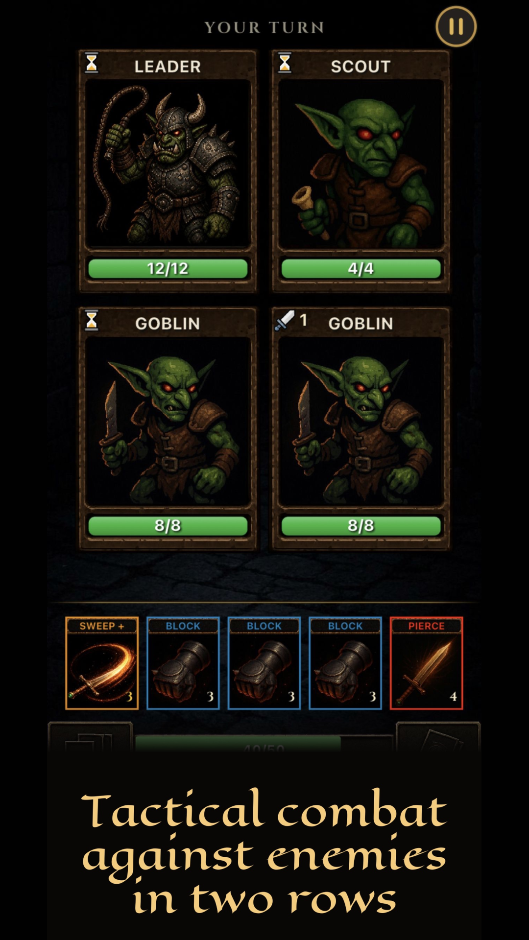 Grim Hand: Roguelike Deck RPG screenshot