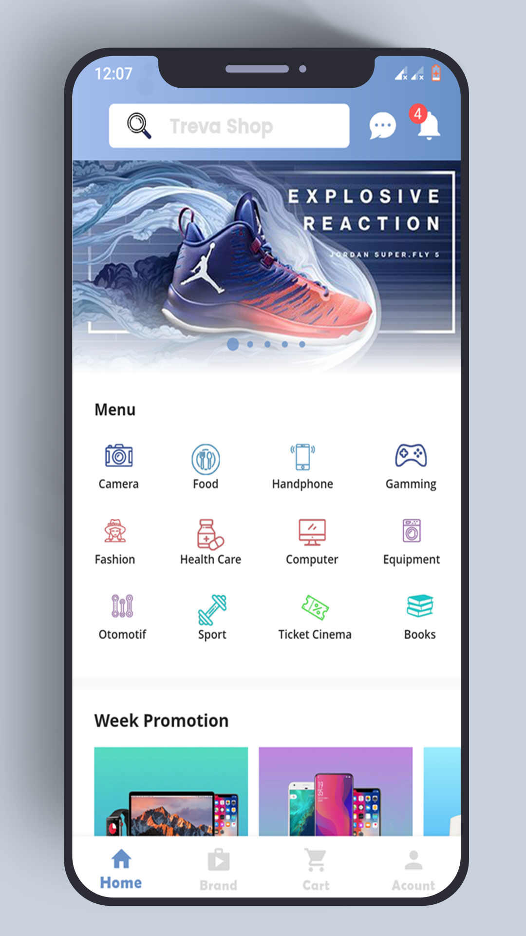 E Commerce UI KIT wit awesome animation screenshot
