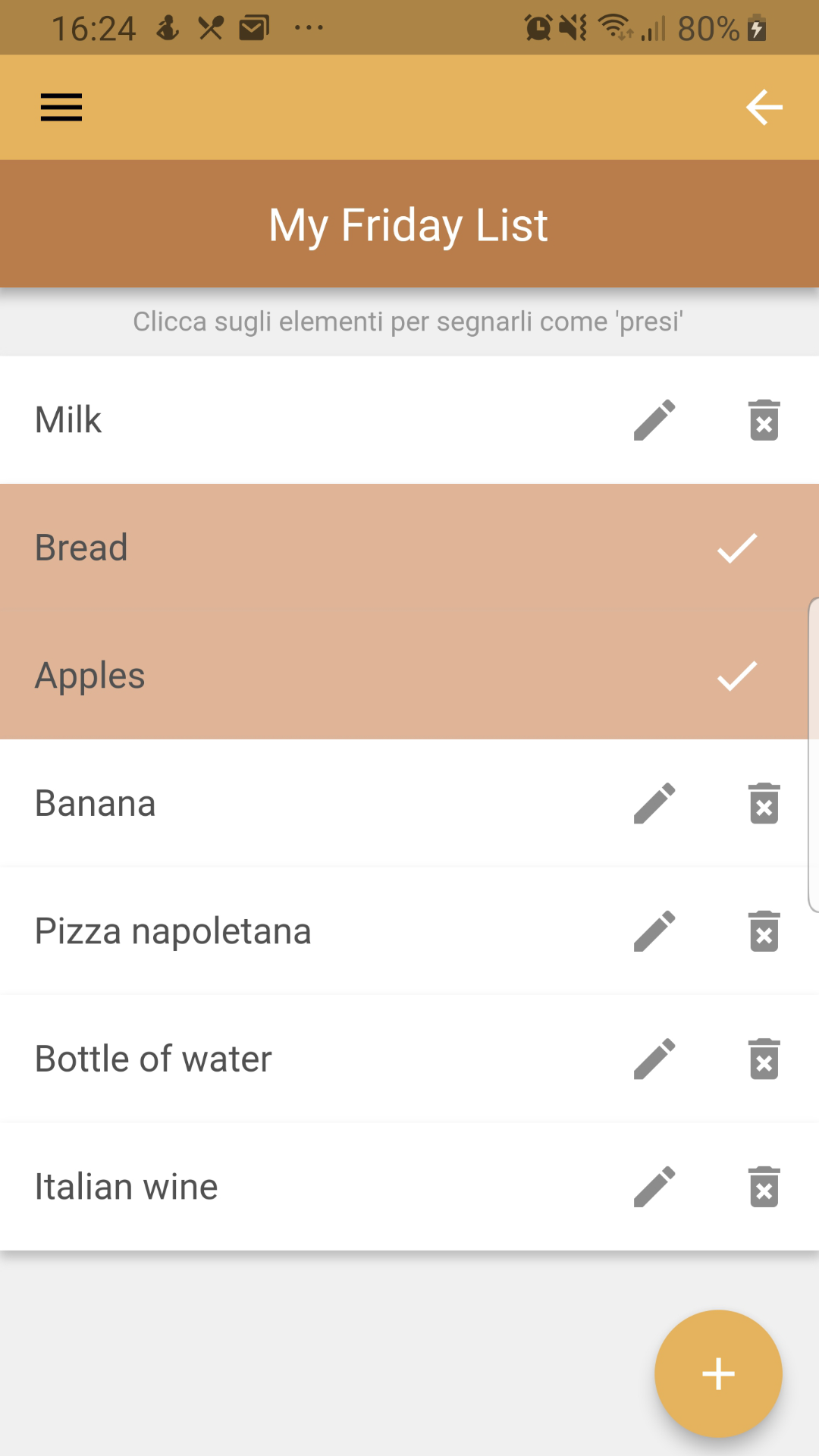 Easy Shopping List screenshot
