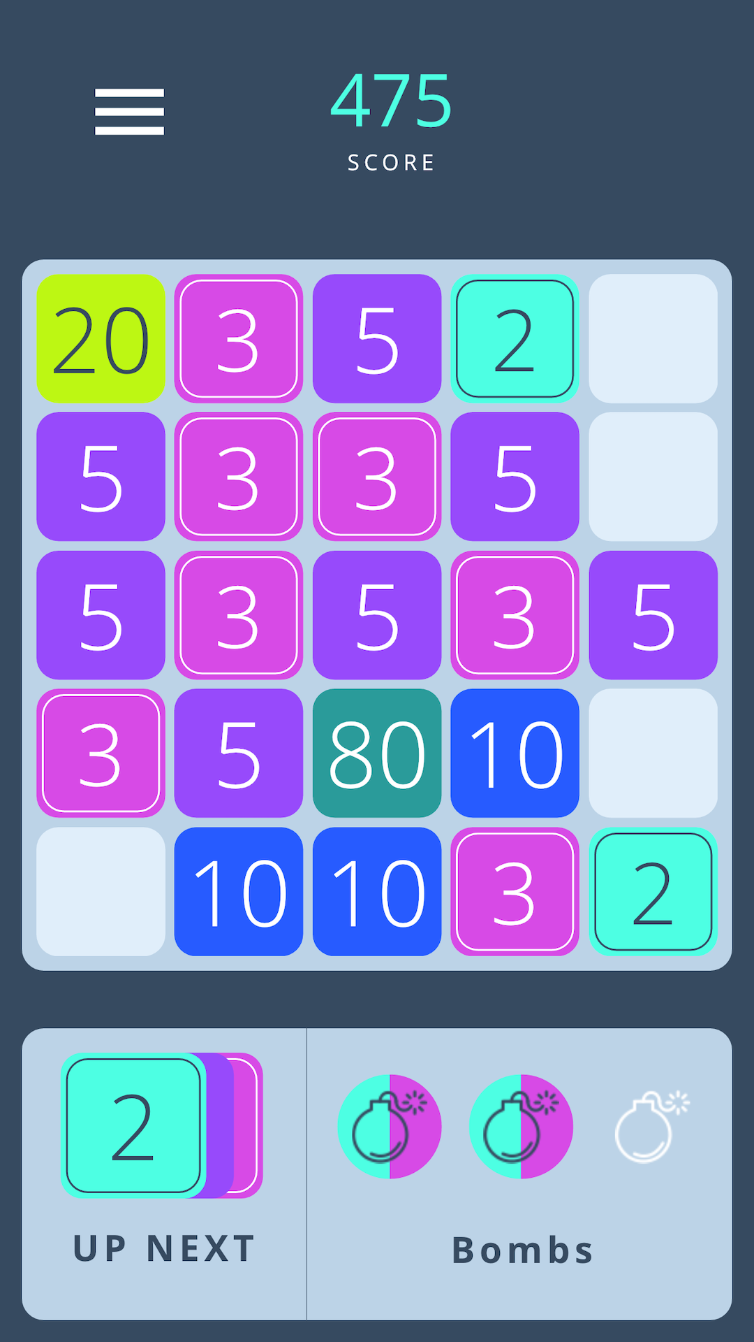 Two Three Five screenshot