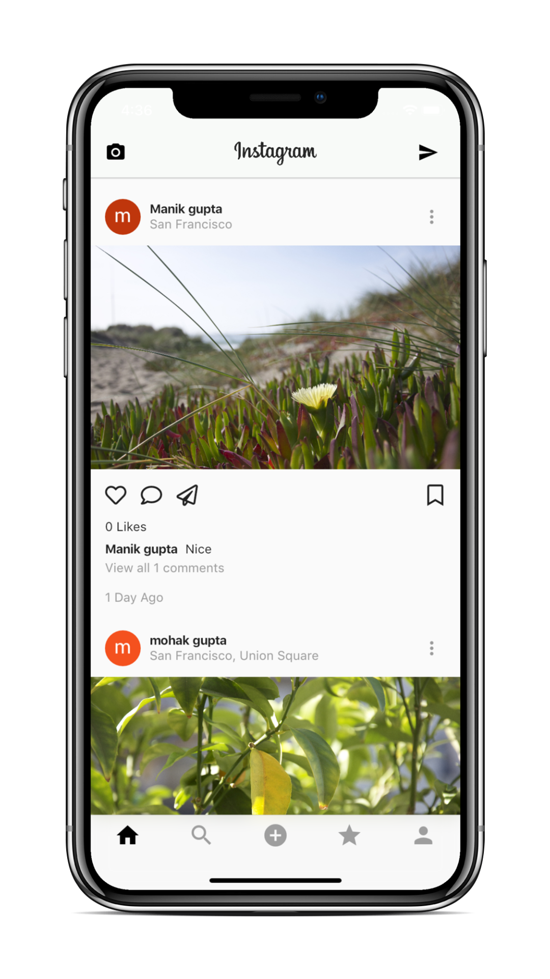 Instagram-Clone screenshot