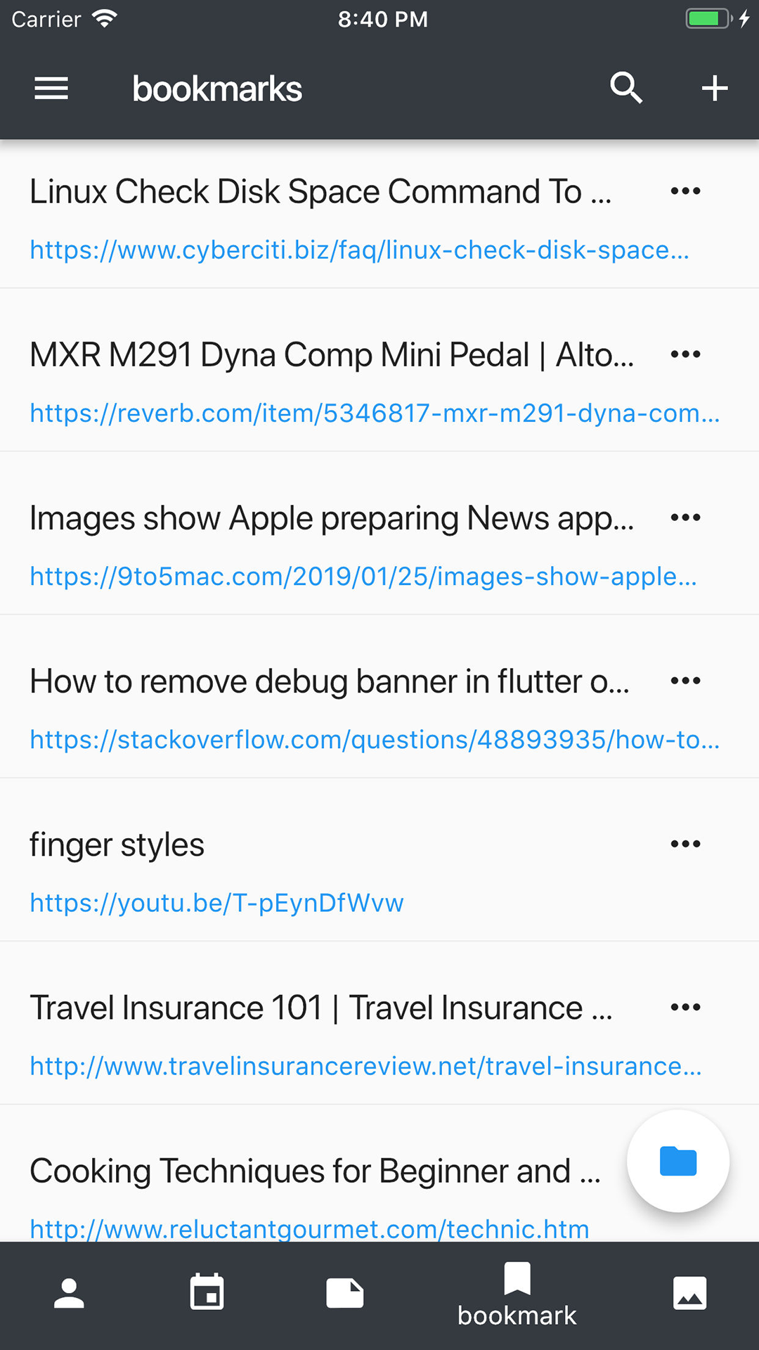 NexusApp - digital organizer screenshot