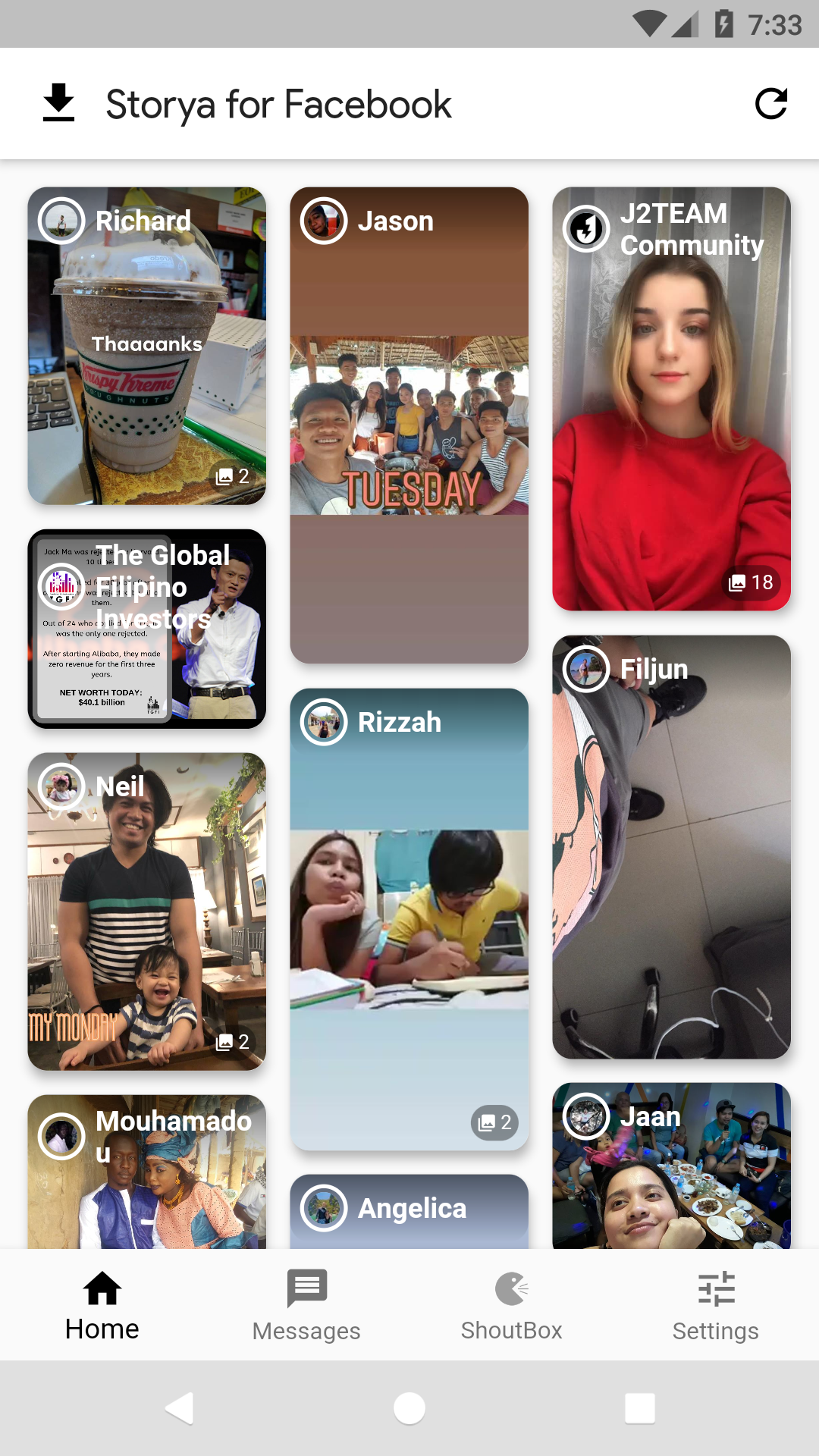 Storya for Facebook Stories screenshot