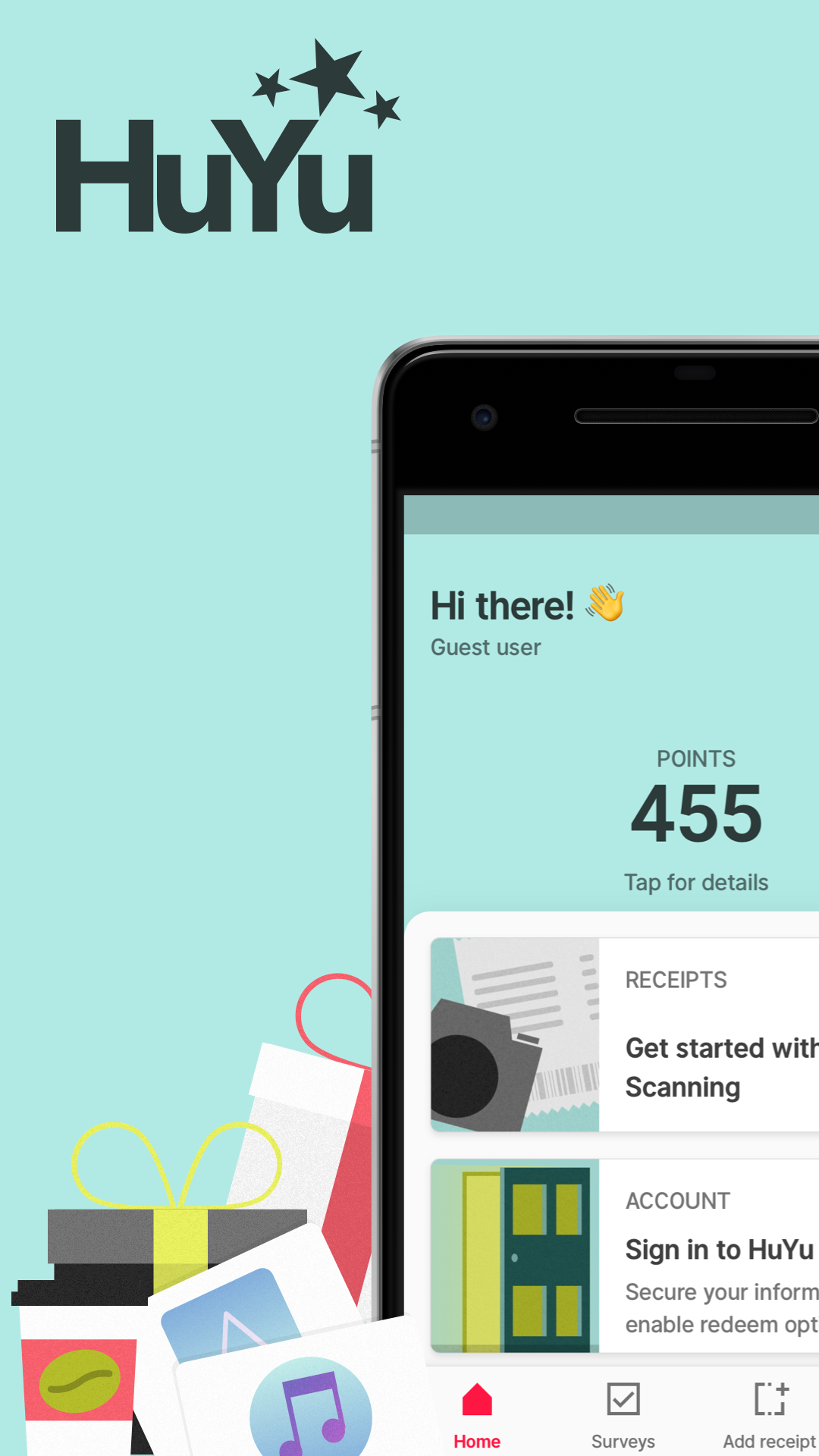 HuYu: You Share Grocery Info, We Reward Vouchers screenshot