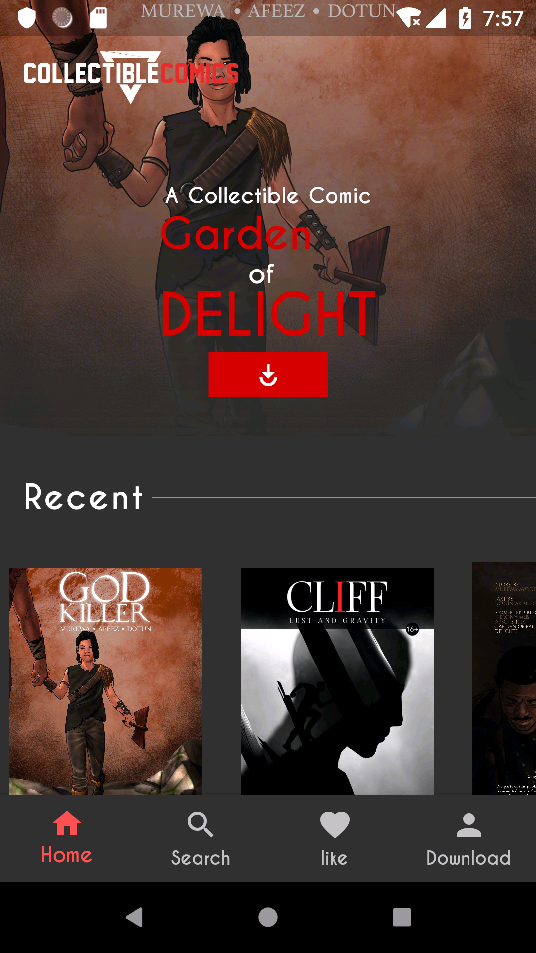 comic app screenshot 3