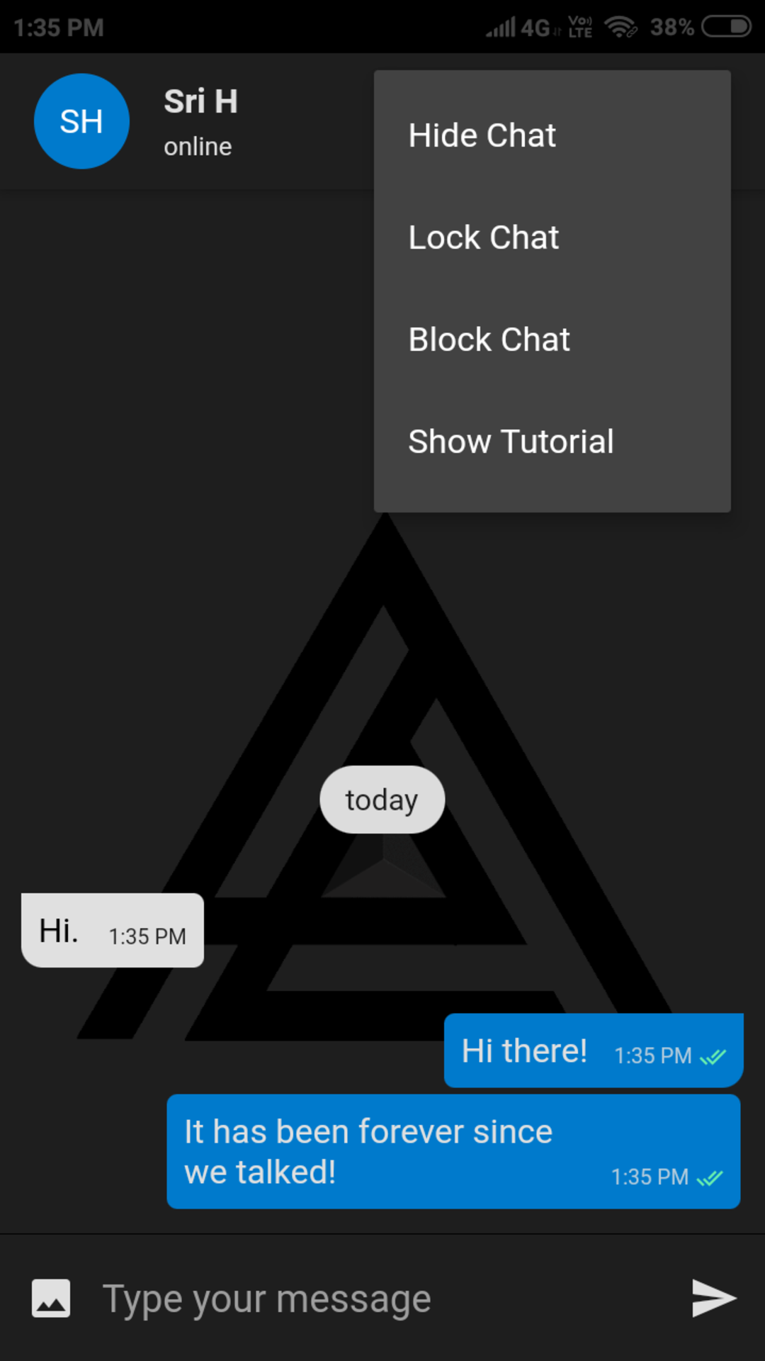 Enigma Chat screenshot